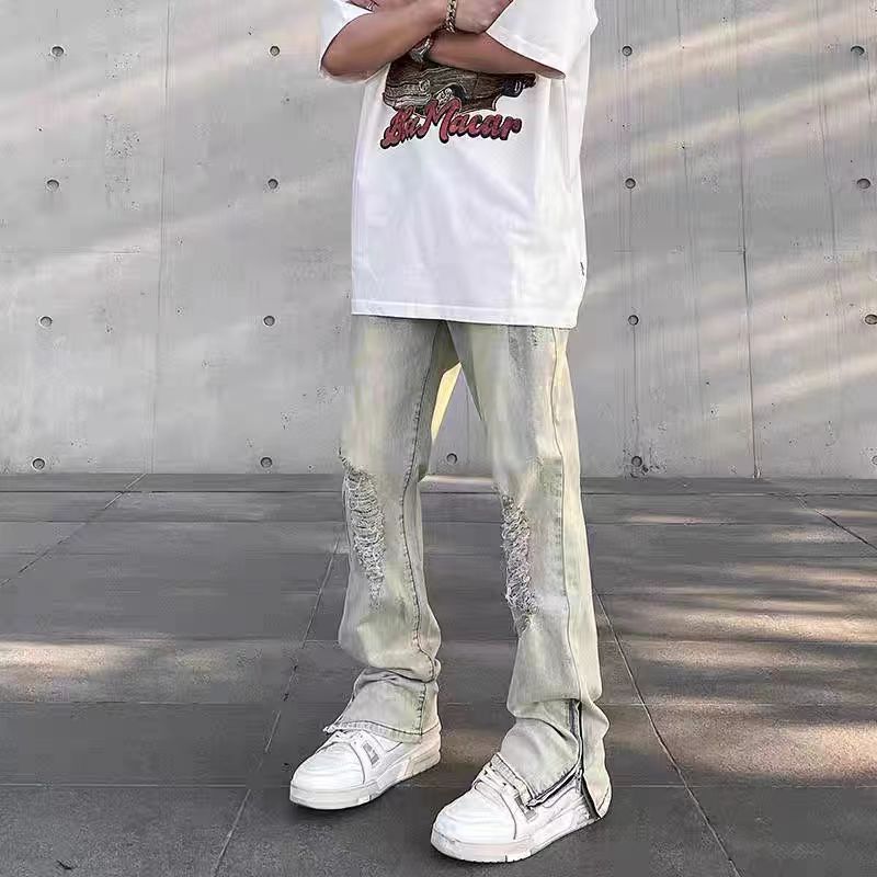 Japanese Brand × Vintage Distressed Washed Jeans Size US 30 / EU 46 - 4 Thumbnail