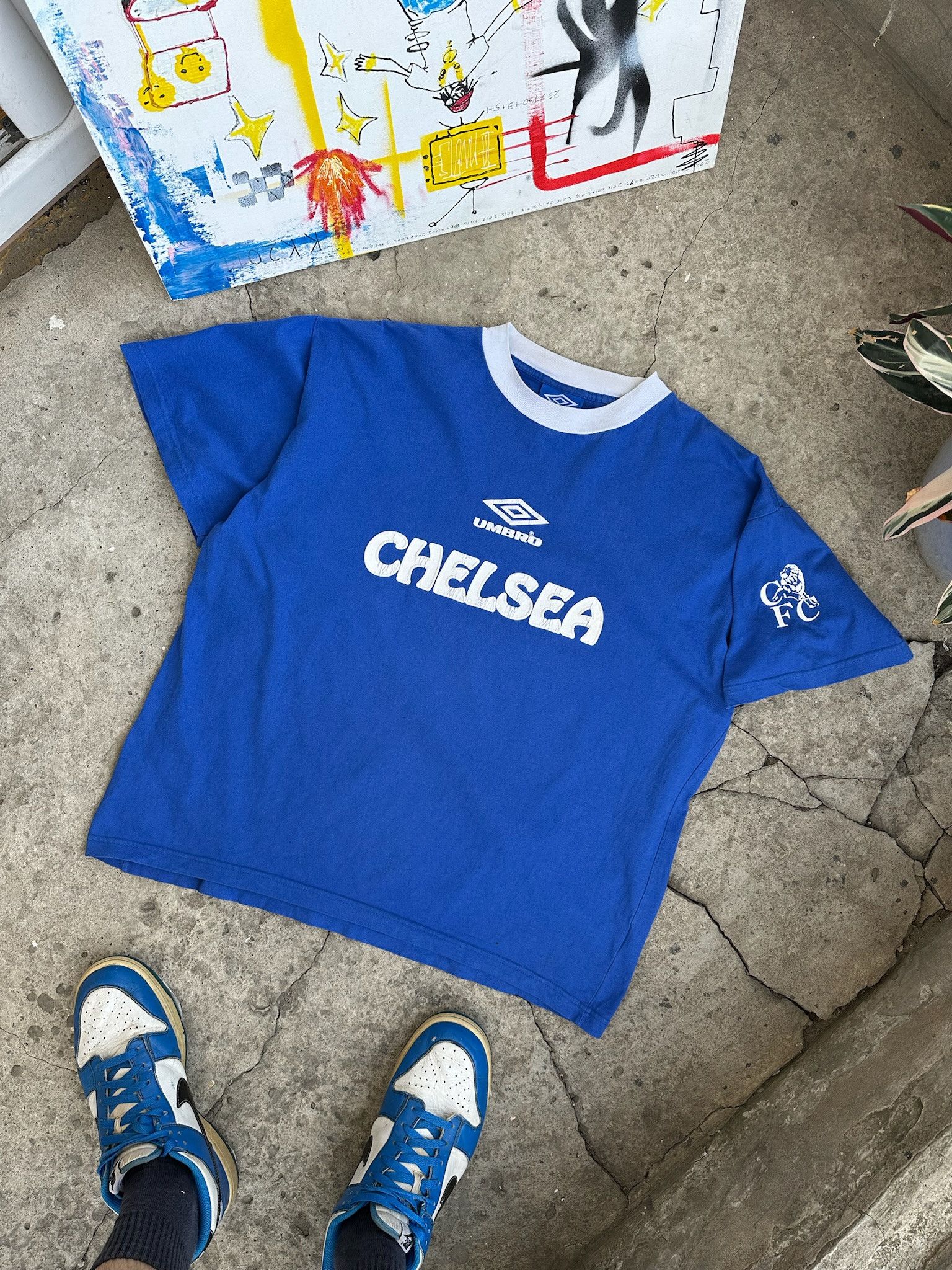 チェルシー　CHELSEA FC FOOTBALL TEE\" UMBRO 90s RARE 1990s Vintage Chelsea Shirt Umbro Chelsea FC Sweatshirt