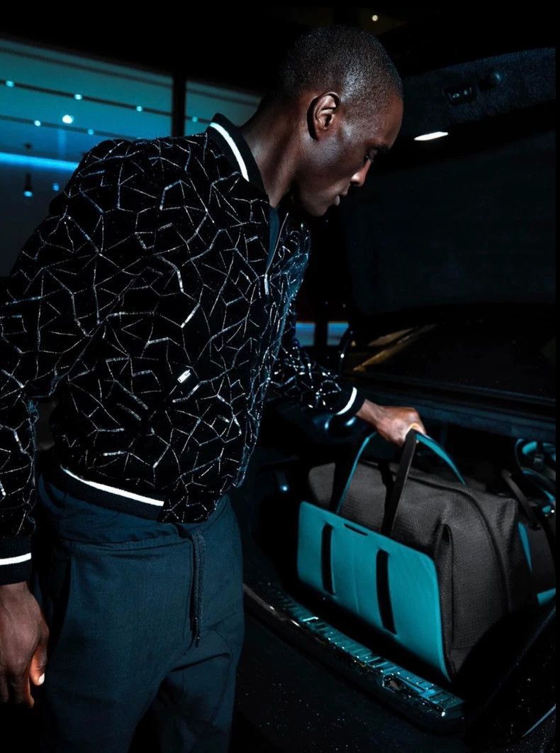 Saint Laurent Paris Black Velvet Jacket with Sequins by Saint Laurent-2506 Size US L / EU 52-54 / 3 - 7 Thumbnail