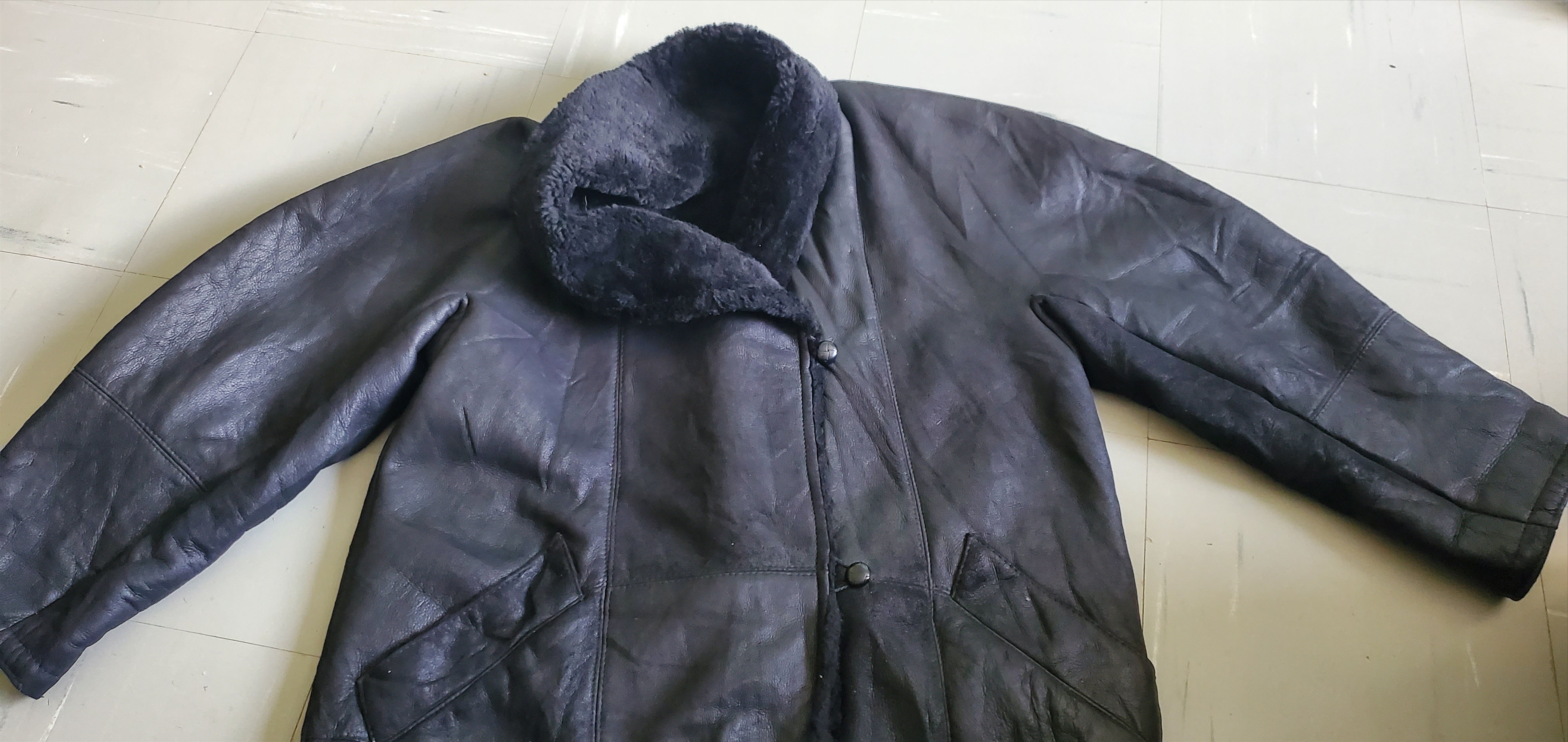 Sawyer of Napa Vintage Sawyer of Napa Suede Sheepskin Leather Coat Size US M / EU 48-50 / 2 - 7 Thumbnail