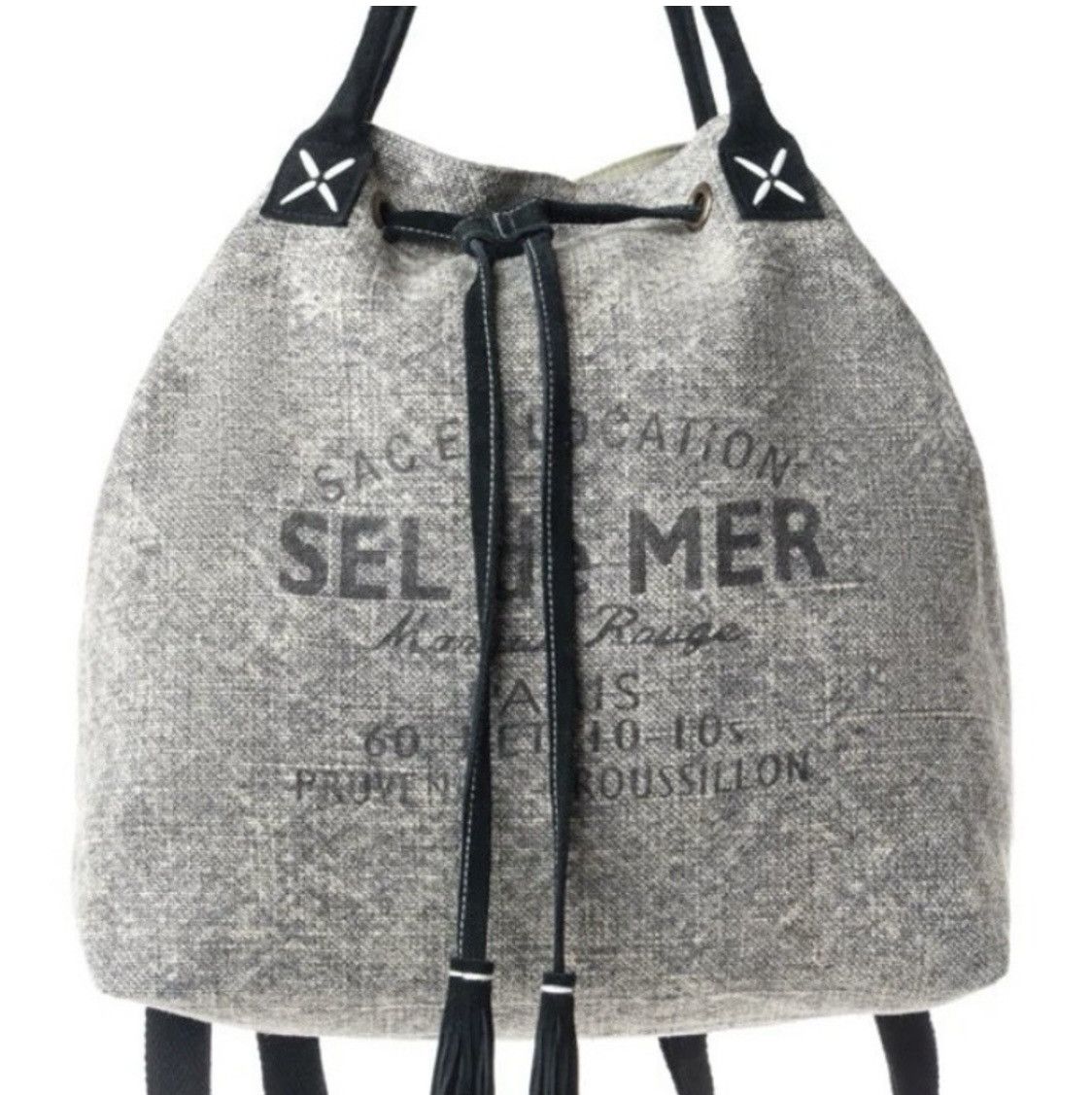 Other Myra-Sel De Mer Bucket Backpack In Aged Grey Size ONE SIZE - 1 Thumbnail