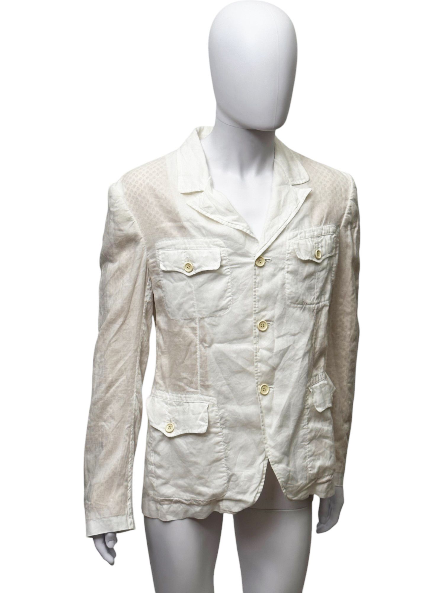 Junya Watanabe A/W 2007 Multipocket White Jacket Size US M / EU 48-50 / 2 - 2 Thumbnail