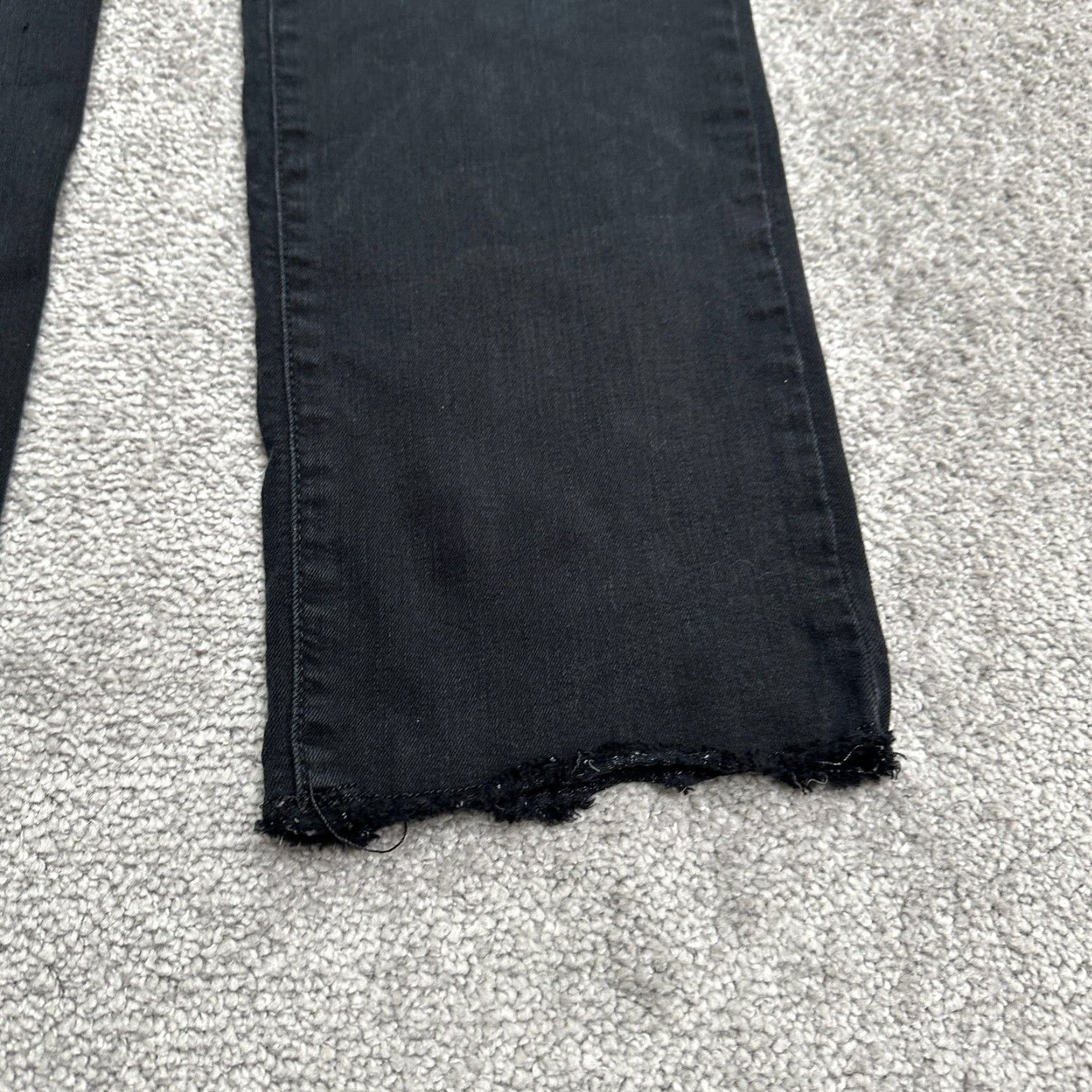 NYDJ NYDJ Jeans Womens Ankle Crop Denim Black Dark Wash High Rise Stretch 30x27 Size 30" / US 8 / IT 44 - 6 Thumbnail