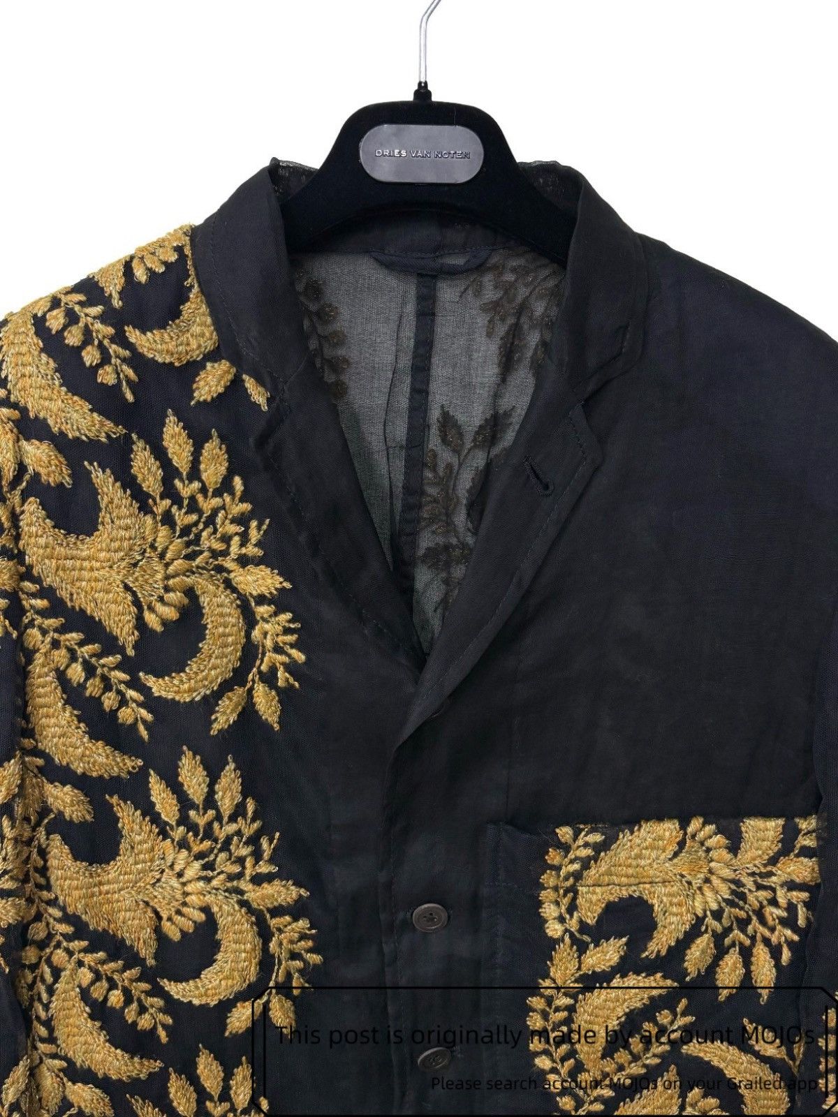 Ann Demeulemeester Sz S Ann Demeulemeester 15SS Runway Wheat Stitches Jacket Size US S / EU 44-46 / 1 - 3 Thumbnail