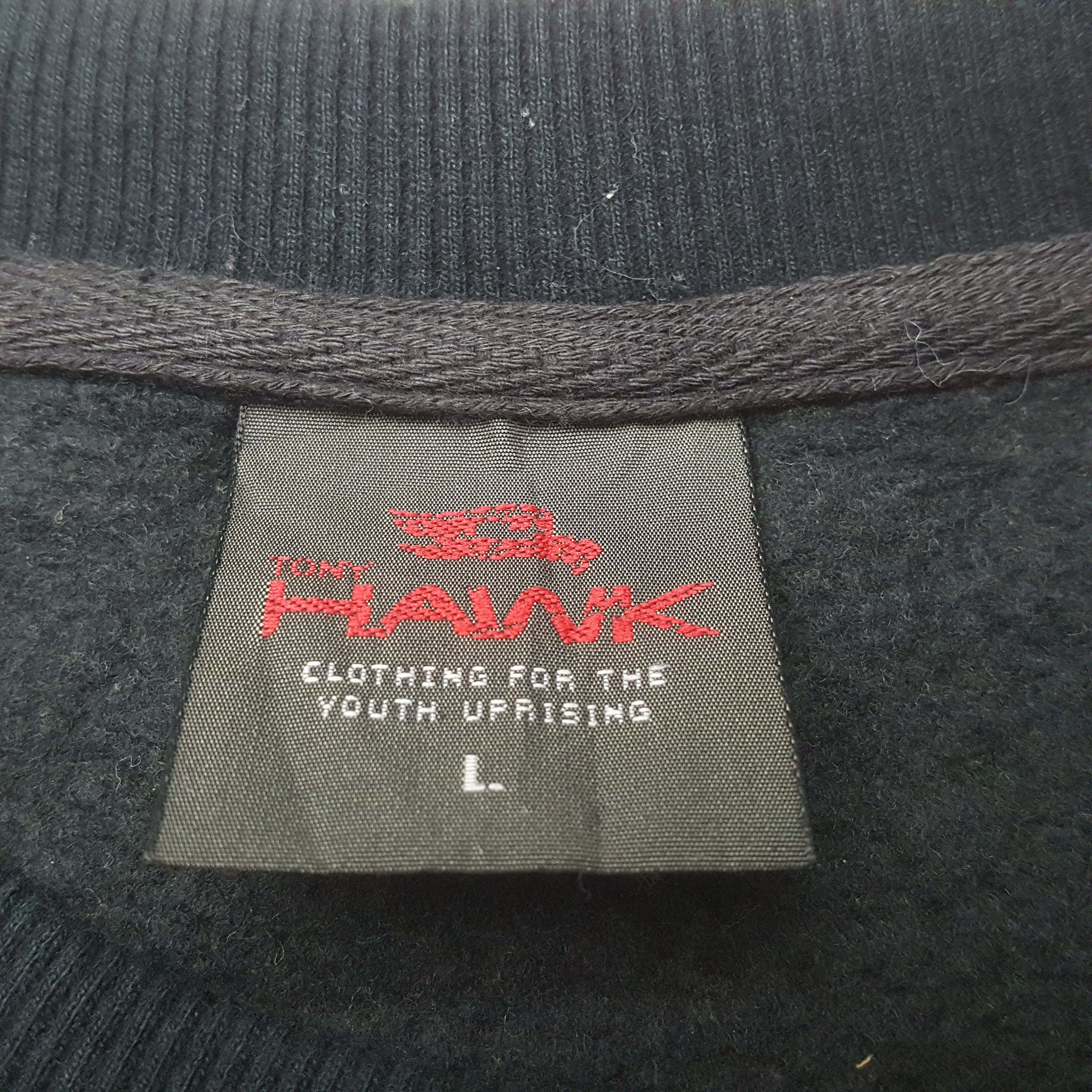 Hawk × Tony Hawk × Vintage Vintage TONY HAWK Skateboard Style Sweatshirt C292N9 Size US L / EU 52-54 / 3 - 5 Thumbnail