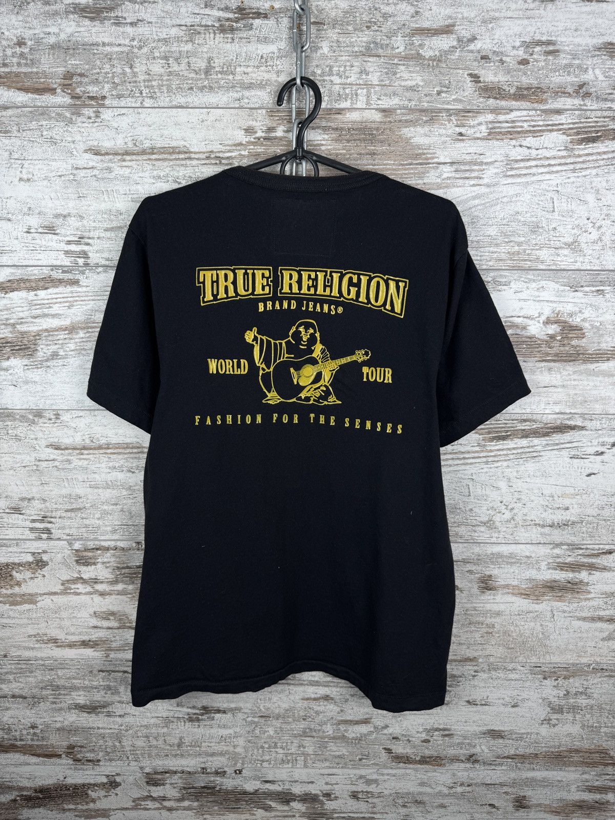 Japanese Brand Mens Vintage True Religion T-shirt big logo tee metallic Size US M / EU 48-50 / 2 - 2 Thumbnail