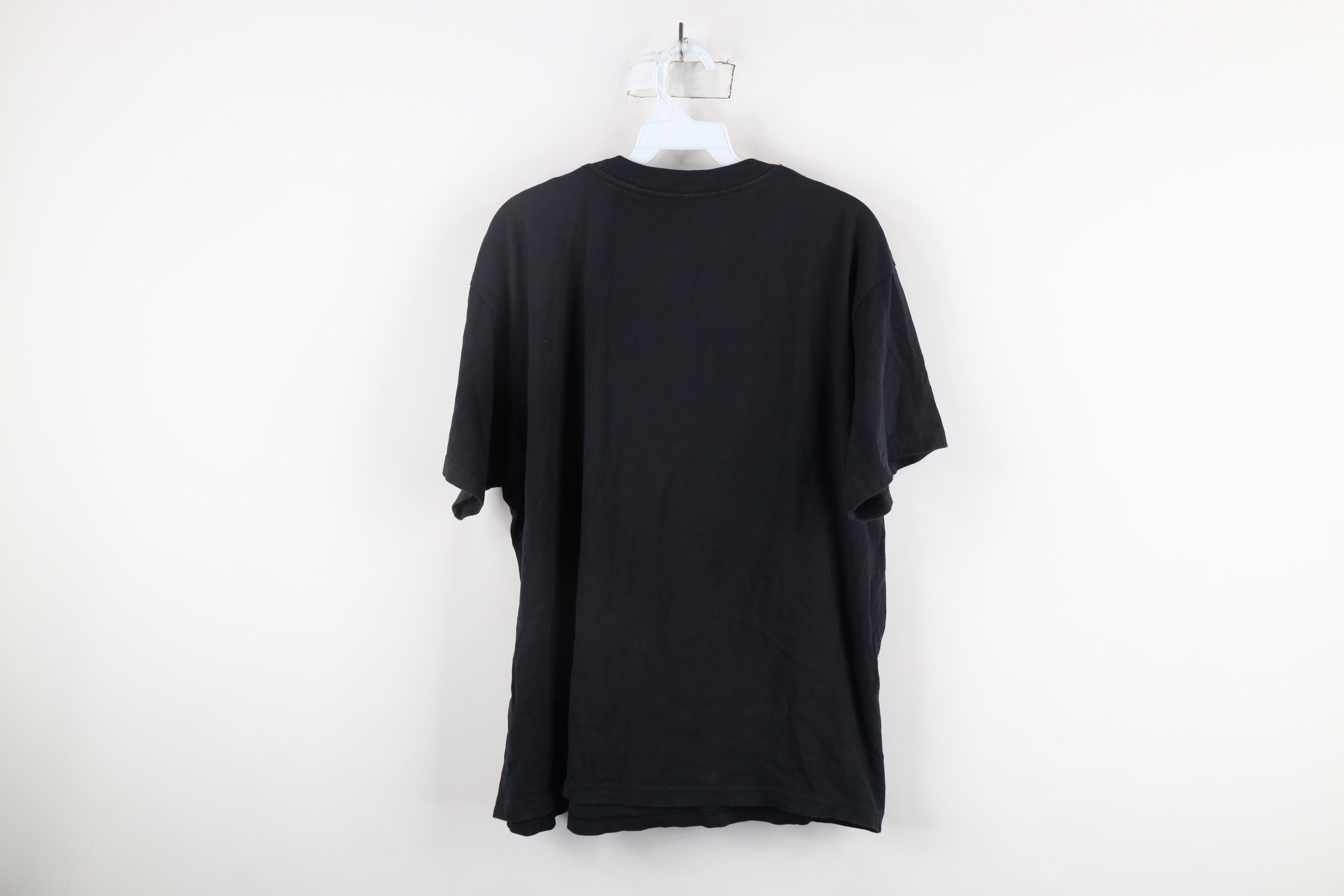 Vintage Vintage 90s Streetwear Short Sleeve T-Shirt Black Cotton Size US XL / EU 56 / 4 - 8 Thumbnail