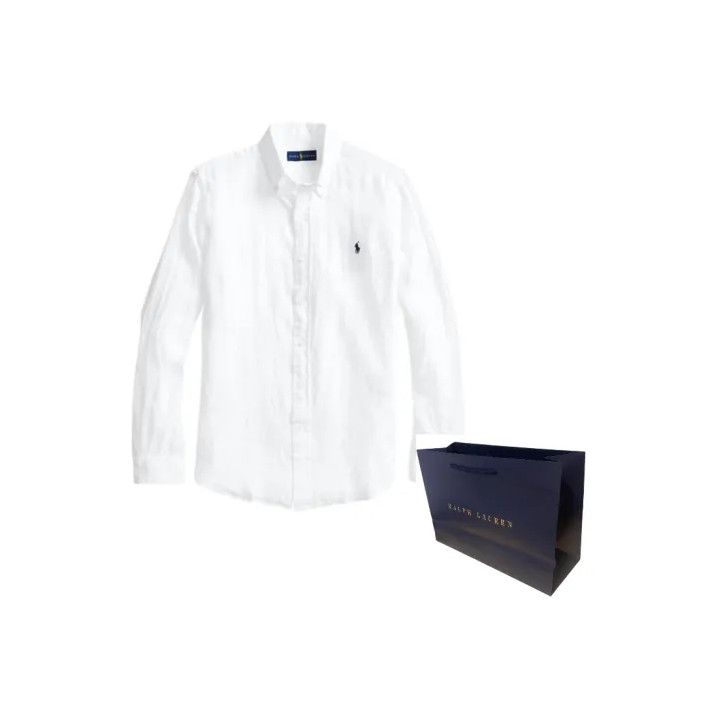 Polo Ralph Lauren Polo Ralph Lauren SS23 Loose Linen Long-Sleeve Shirt Size US XXL / EU 58 / 5 - 1 Thumbnail