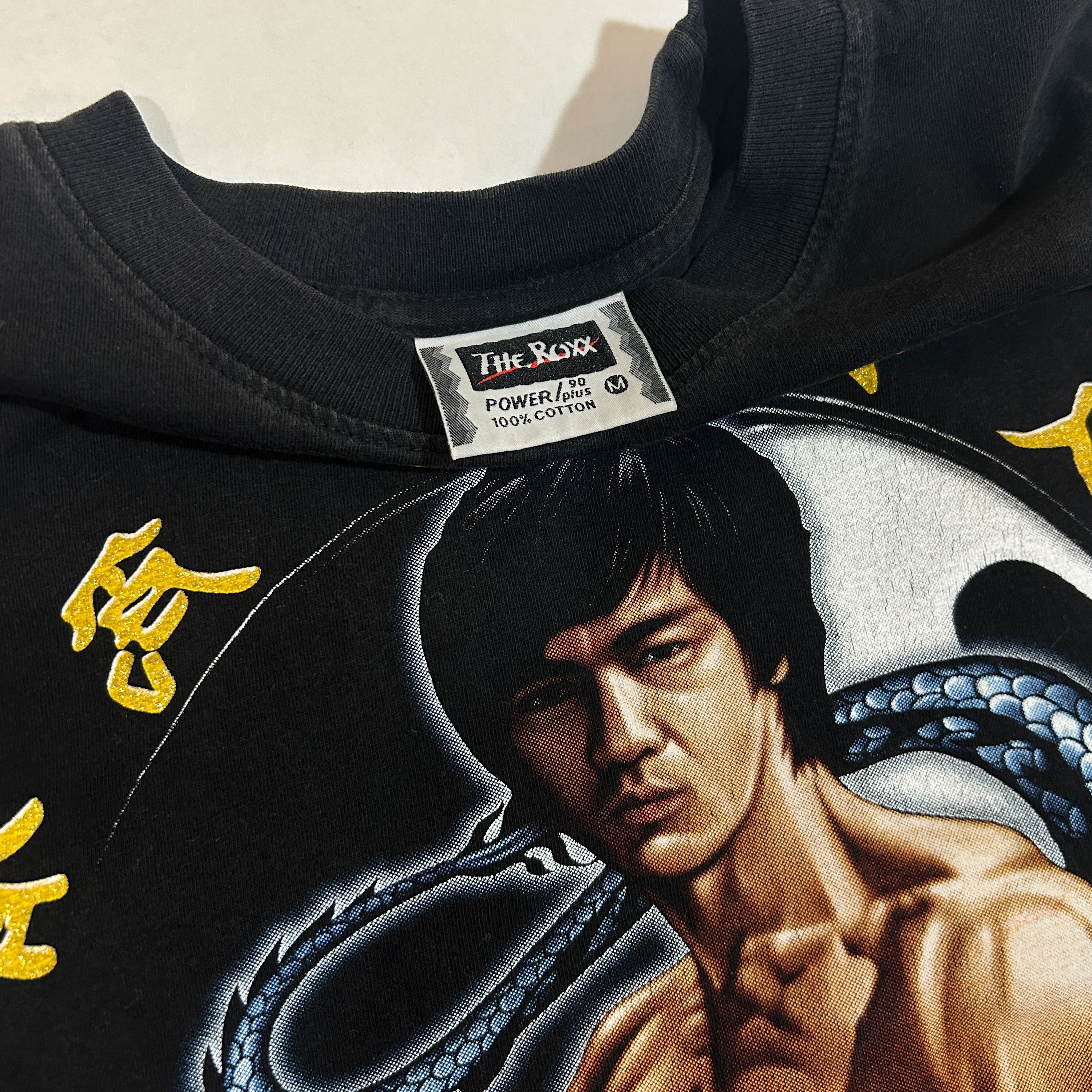L.A. Roxx Vintage Bruce Lee Dragon Graphic Tee Size US M / EU 48-50 / 2 - 3 Thumbnail