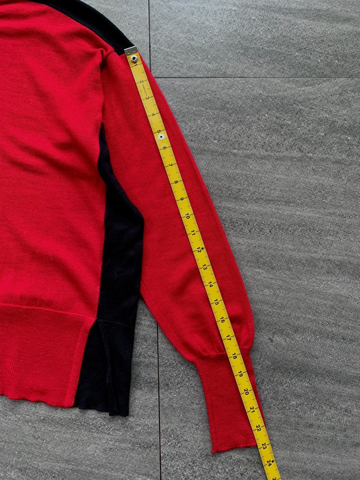 Maison Margiela FREE TAX! MM6 Two Tone Batwing Sweater Size US S / EU 44-46 / 1 - 14 Thumbnail