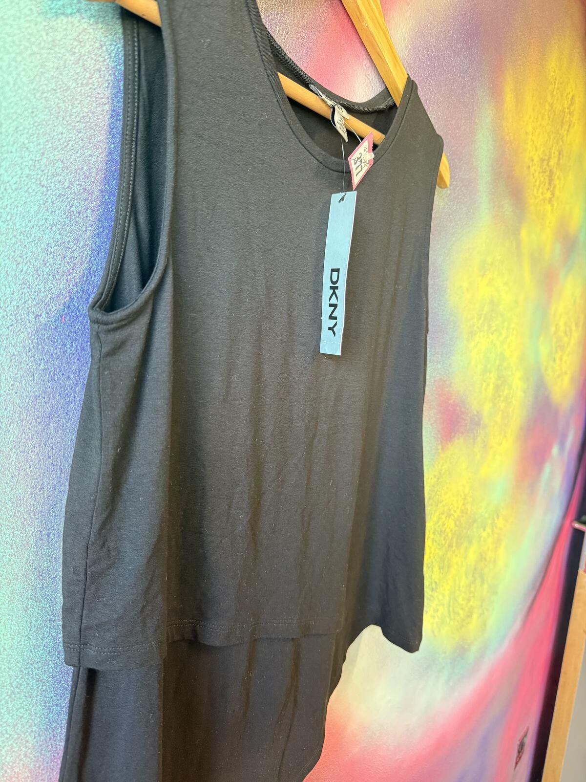 DKNY DKNY Black Sleevless Tank Top size M Size M / US 6-8 / IT 42-44 - 3 Thumbnail