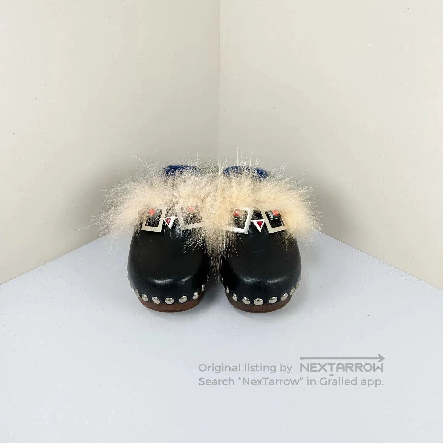Fendi Fendi Monster Furry Slippers. Size US 5 / IT 35 - 1 Thumbnail