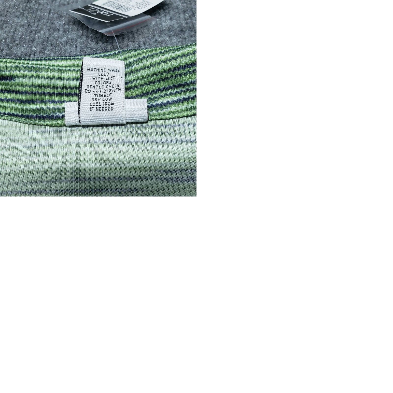 Vintage Rue21 Shirt Top Womens M Green Space Dye Stretch Button Up Collared New Size M / US 6-8 / IT 42-44 - 9 Thumbnail