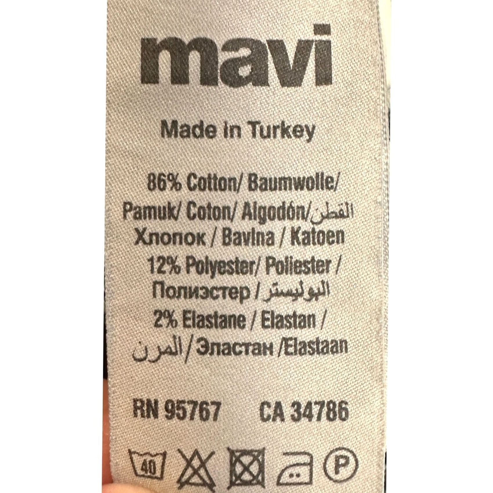 Mavi Mavi Marcus Slim Straight Leg Jeans 34x27 Blue Wash 5-Pocket Denim Cotton Polyester Blend Elastodiene Mens Regular EUC Size US 34 / EU 50 - 4 Thumbnail