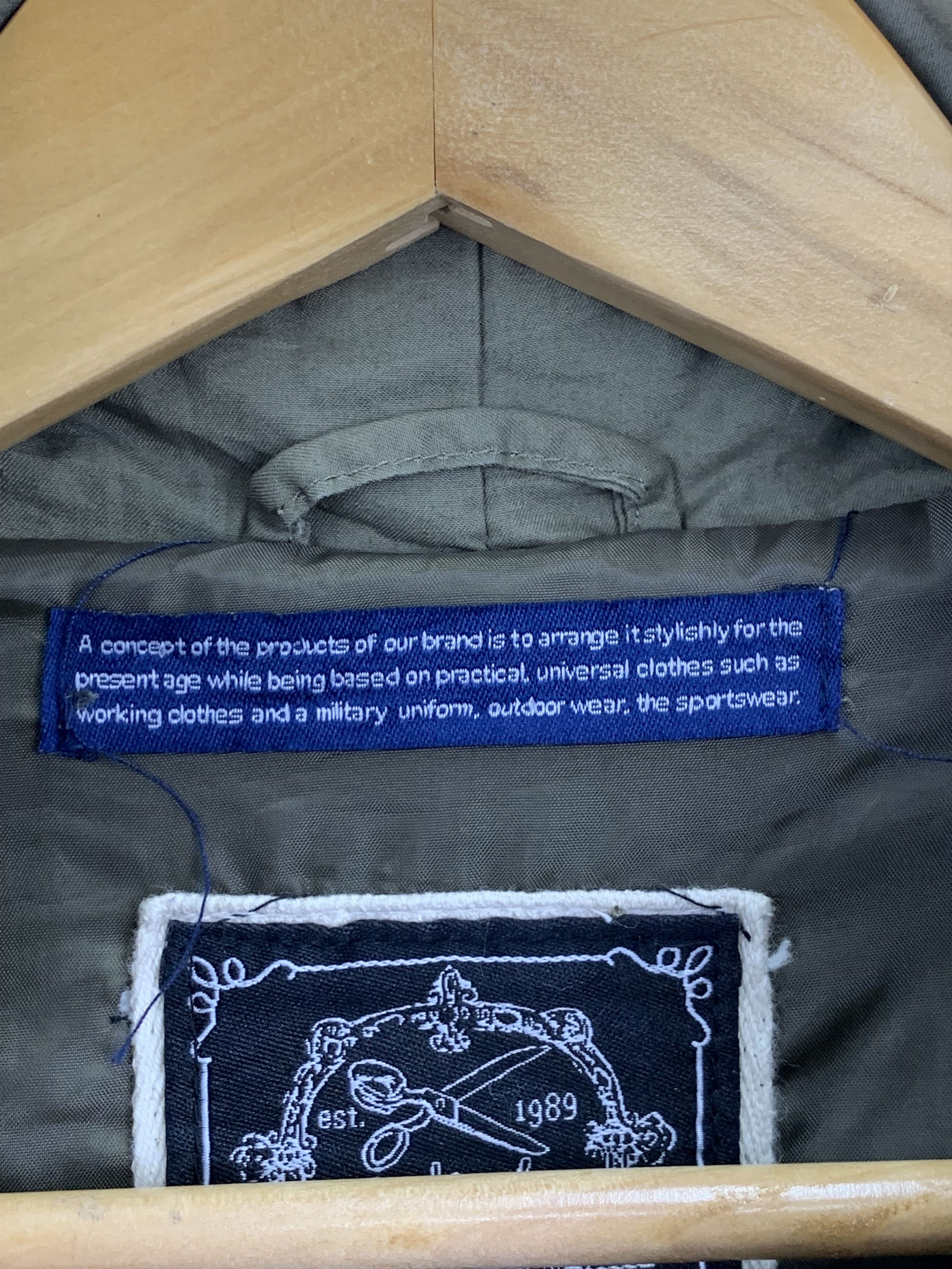 Vintage Vintage Real Crush Military Denim Jacket Patches J0905 Size US M / EU 48-50 / 2 - 14 Thumbnail