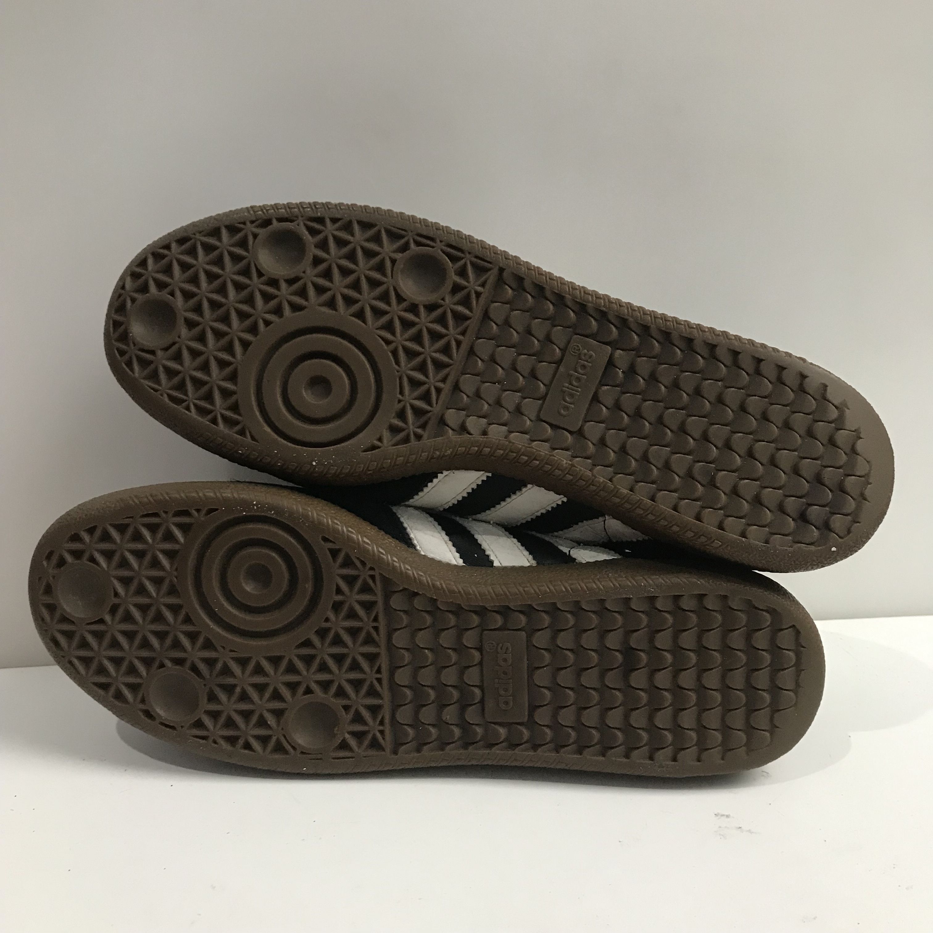 Adidas Adidas Originals Samba Classic Black leather White Stripes Size US 9 / EU 42 - 3 Thumbnail