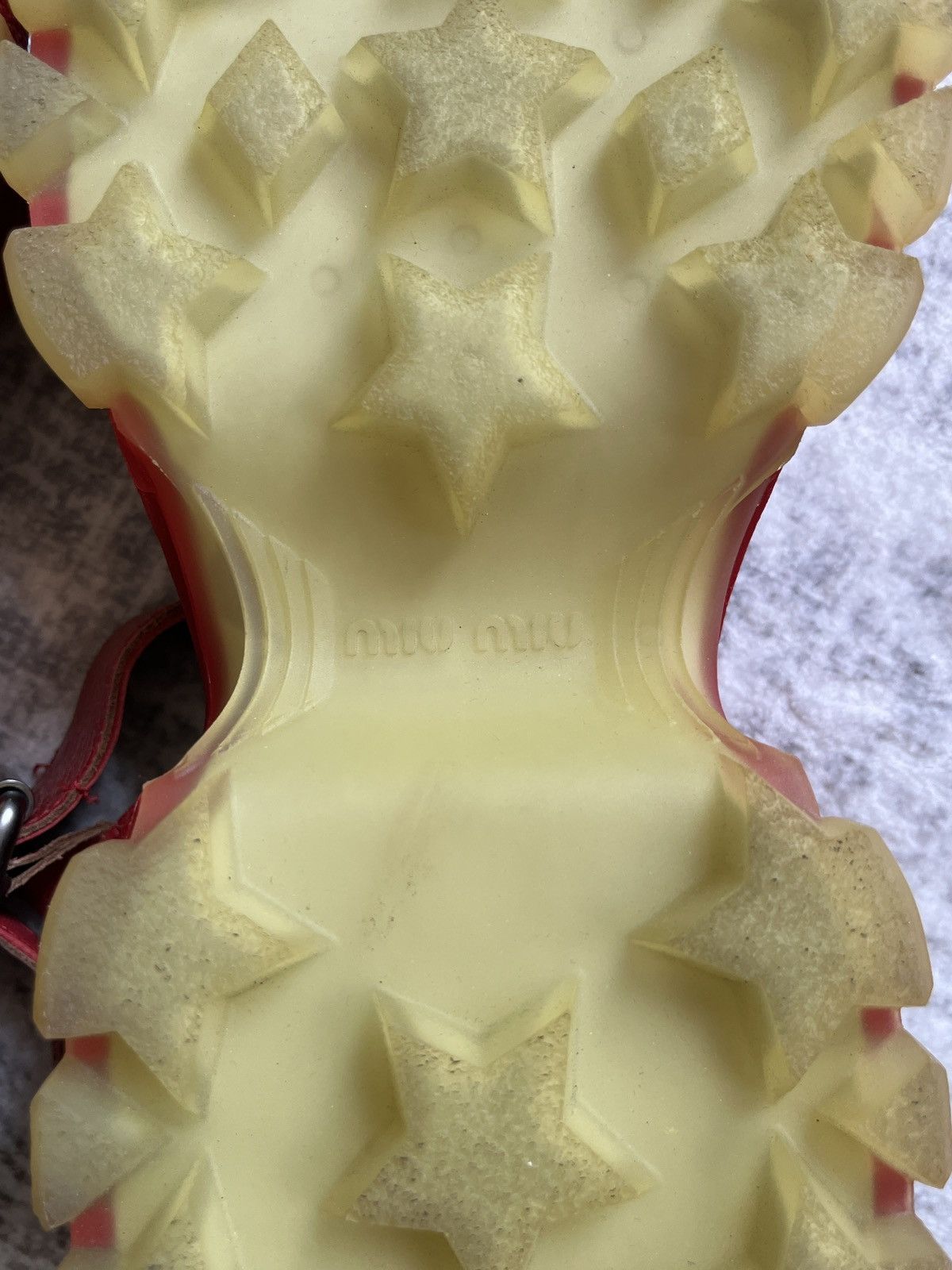 Miu Miu Miu Miu Red Platform Sandals (unisex) Size US 11 / IT 41 - 18 Thumbnail