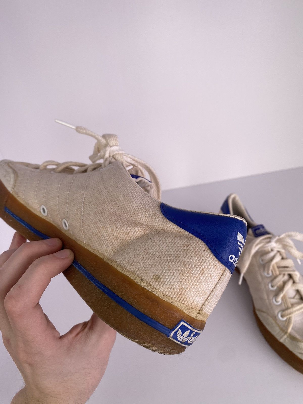 Adidas × Vintage Vintage 70s Adidas Ultra Court Tennis Shoes Sneakers Grunge Size US 7.5 / EU 40-41 - 9 Thumbnail
