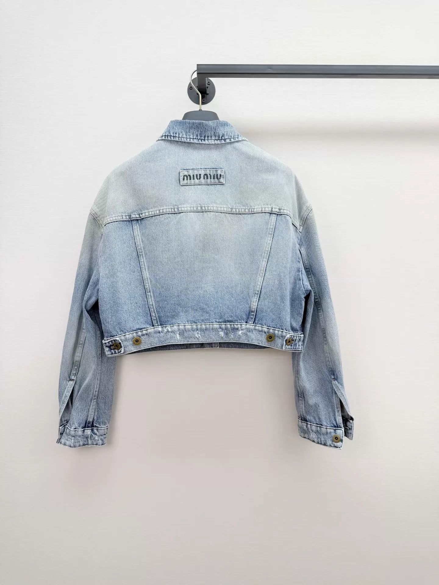 Miu Miu MIU MIU New with Tags Denim Jacket 36 Worn Once Size XS / US 0-2 / IT 36-38 - 5 Thumbnail