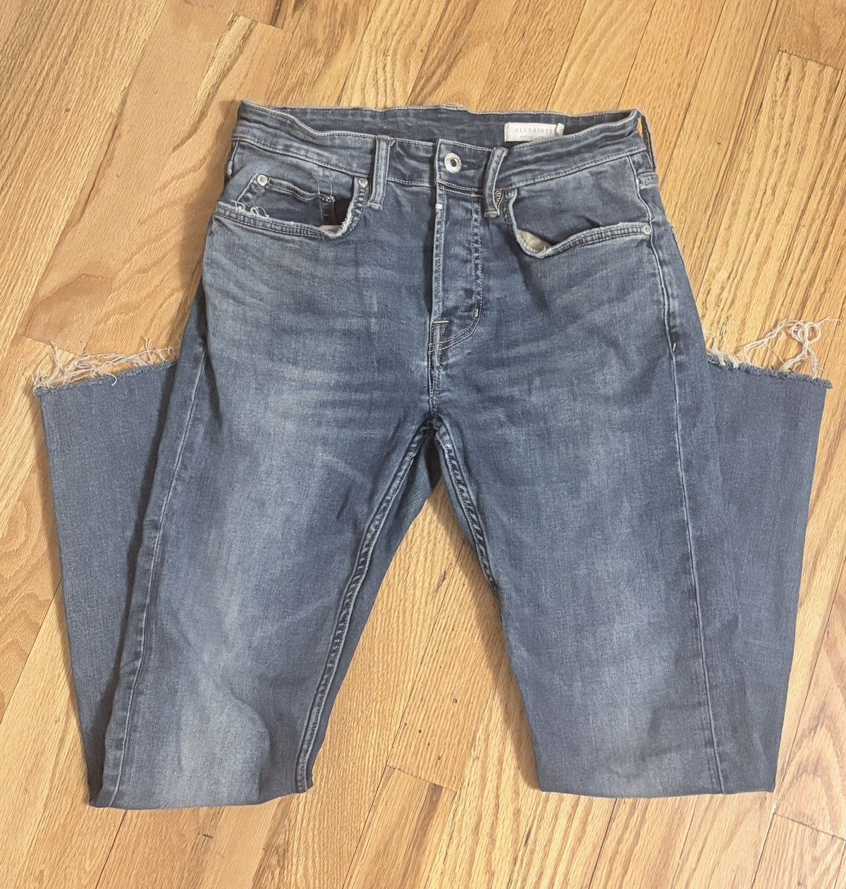 Allsaints All Saints Ronnie Distressed Jeans Size US 28 / EU 44 - 3 Thumbnail