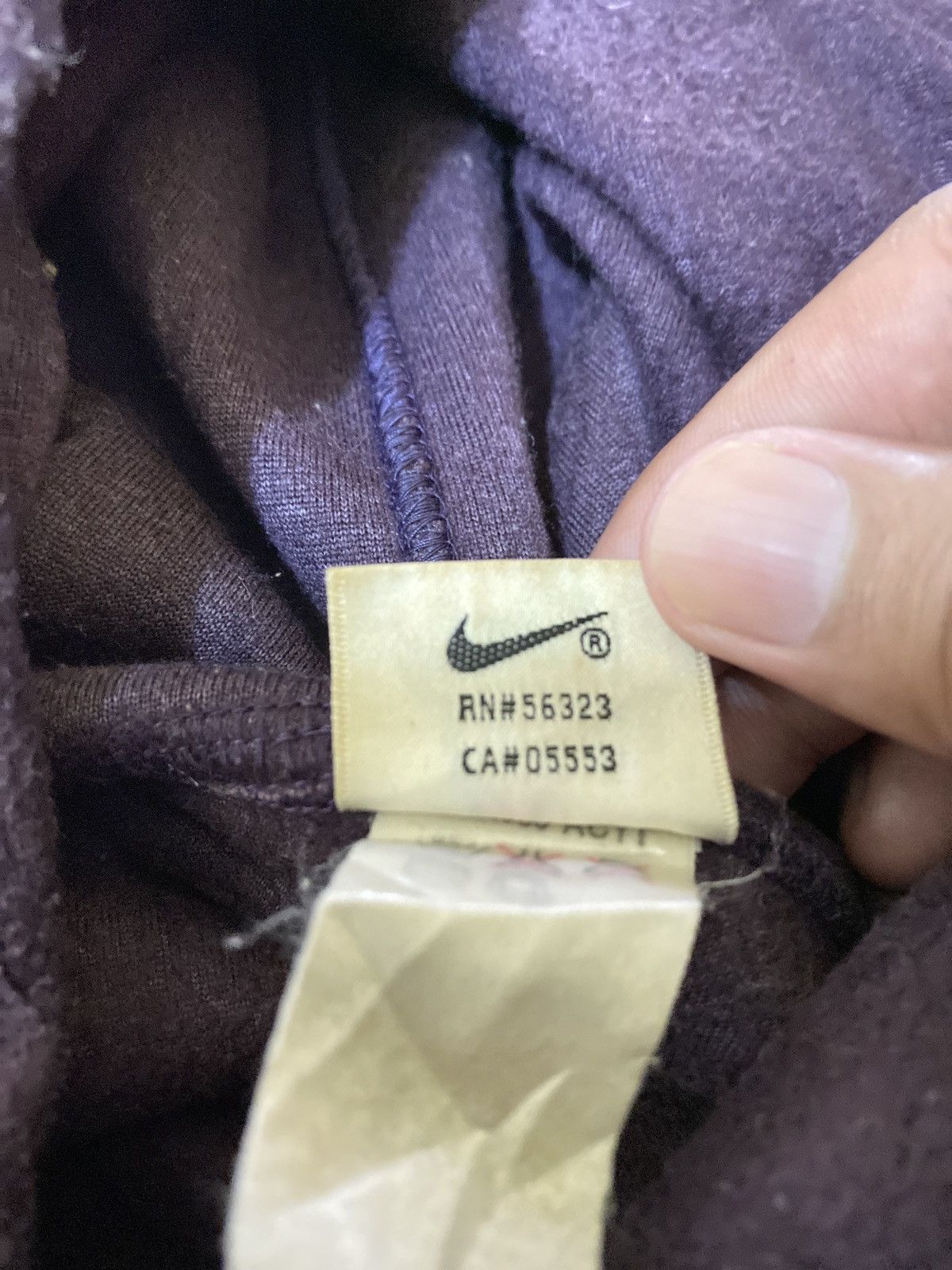 Nike Vintage 90s Nike Hoodie Spellout Fleece Full Zip XL Size US XL / EU 56 / 4 - 7 Thumbnail