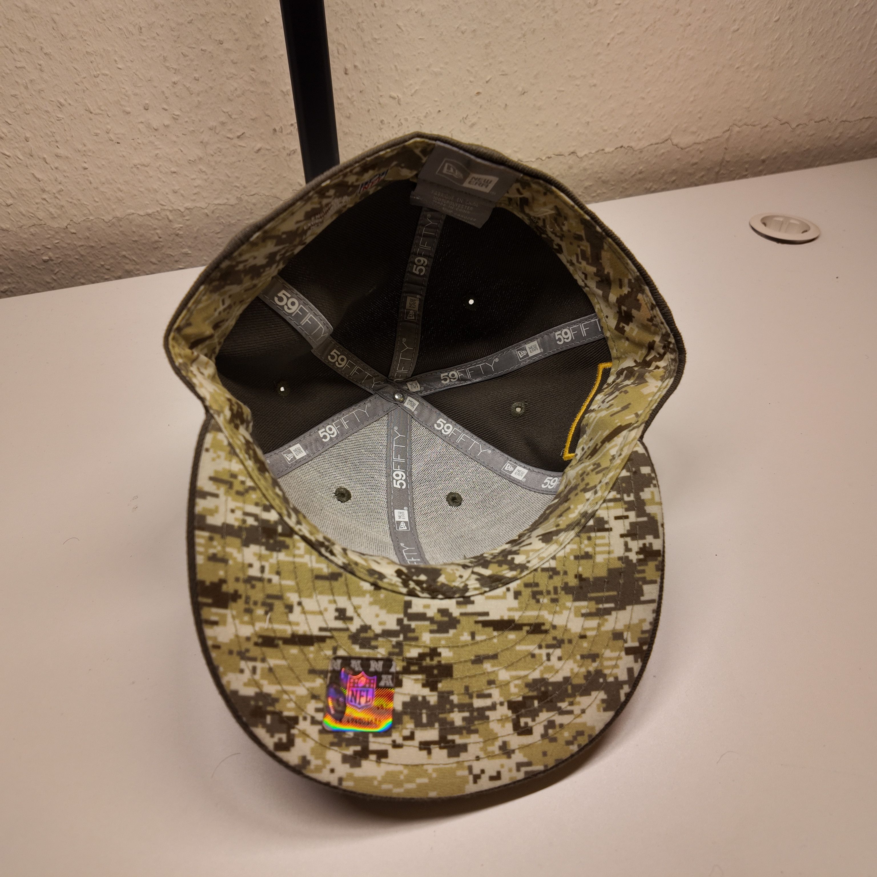 New Era New Era 59FIFTY NFL Camo Fitted Cap Size 7 1/2 Size ONE SIZE - 5 Thumbnail