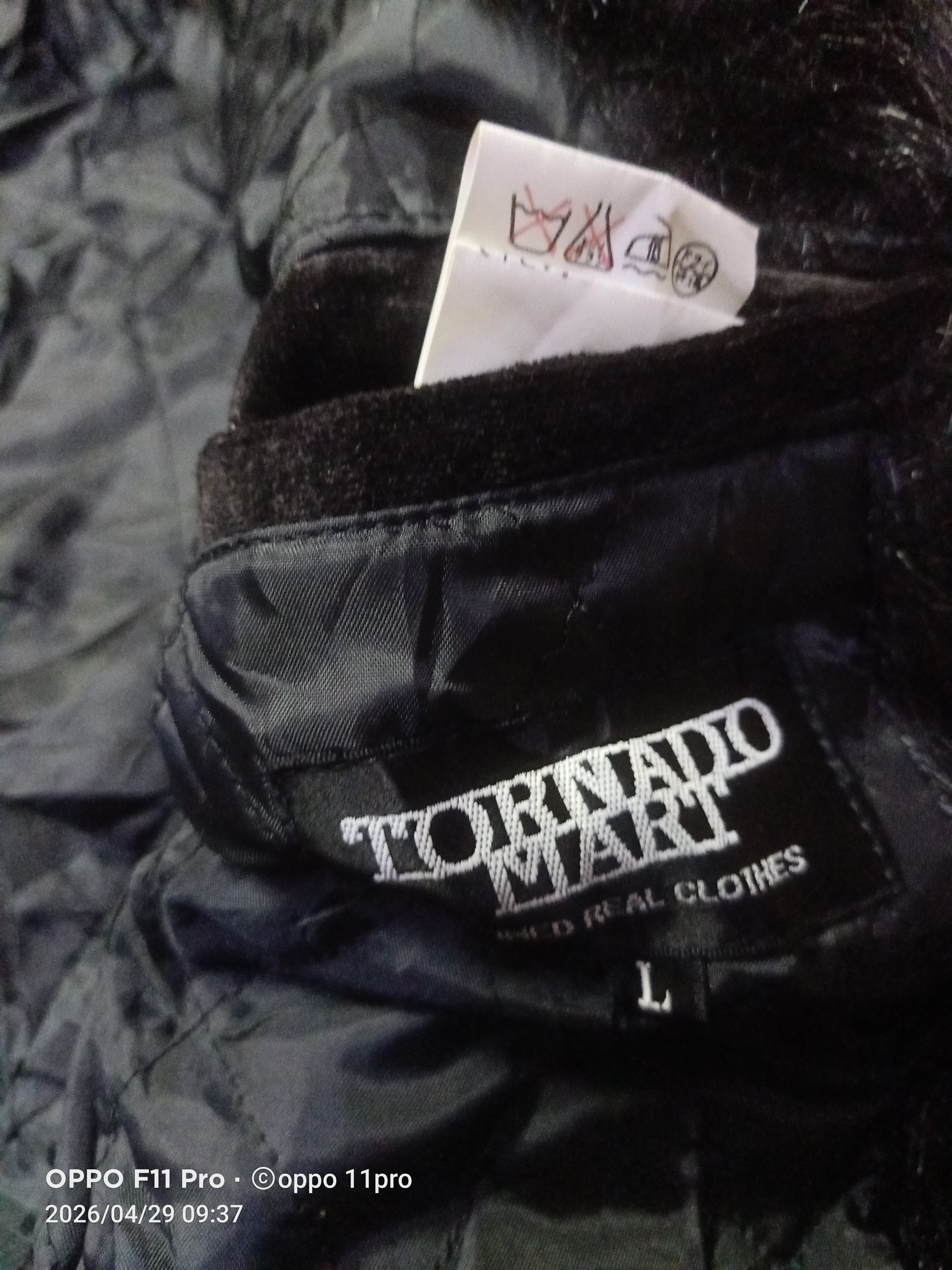 Tornado Mart 💥Tornado Mart Double Collar Long Coat Jacket Men 💥 Size US L / EU 52-54 / 3 - 10 Thumbnail