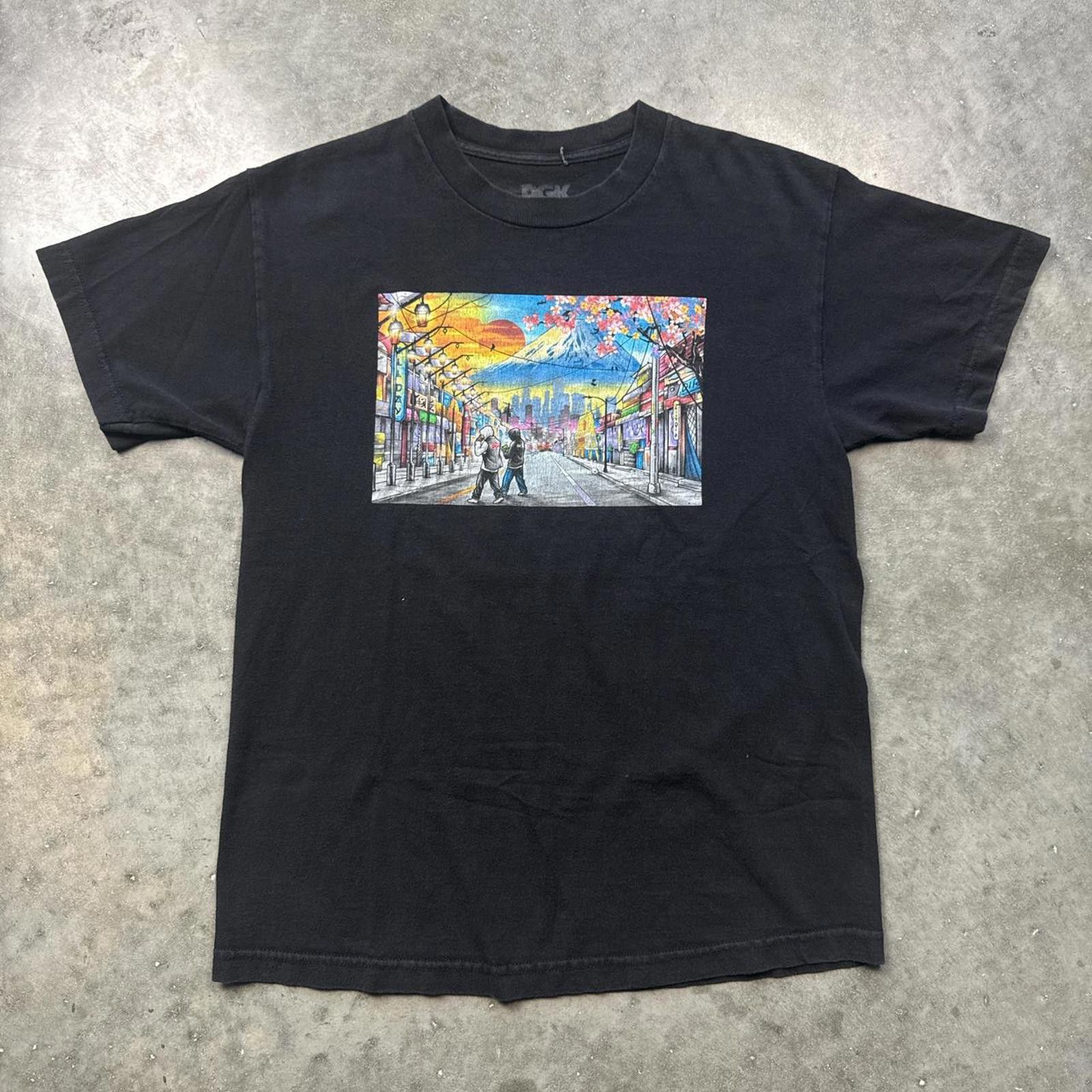 DGK DGK "Fools In Japan" Faded Graphic Skate T-Shirt Size US M / EU 48-50 / 2 - 1 Thumbnail