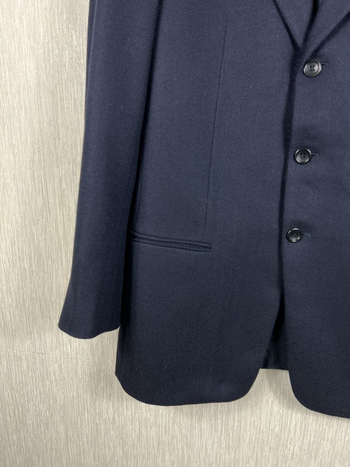 Armani Collezioni Giorgio Armani Collezioni wool herringbone blazer jacket Size US M / EU 48-50 / 2 - 6 Thumbnail