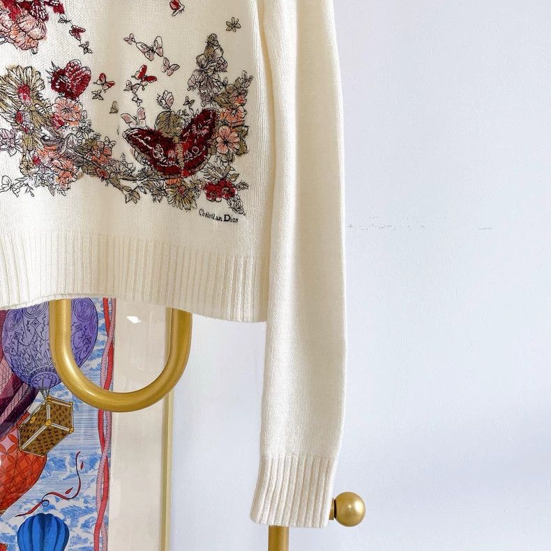Dior Dior Printed knitted sweater Size XS / US 0-2 / IT 36-38 - 5 Thumbnail