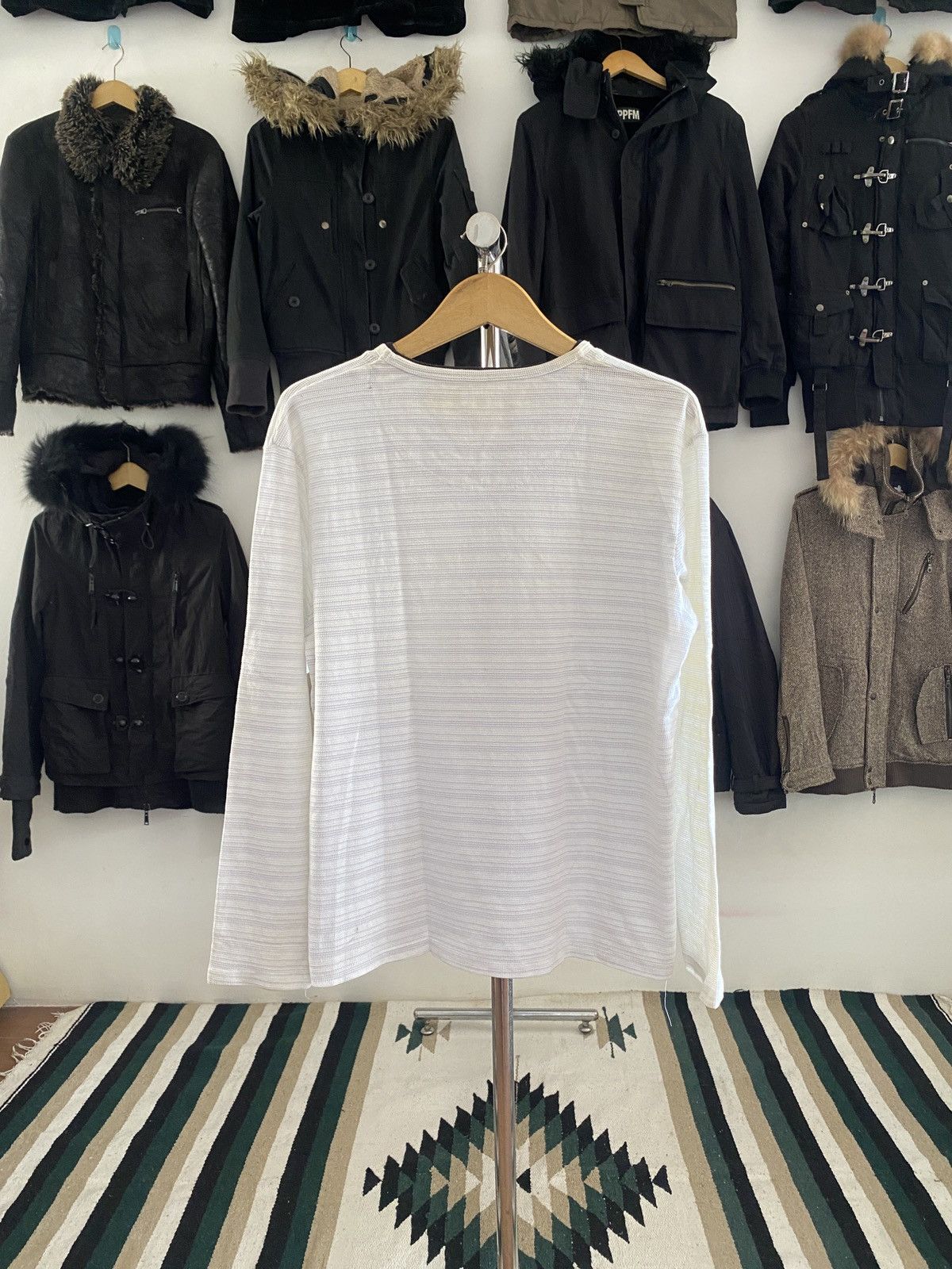 Raf Simons Japanese Thruxton Double Layer Jpg Style LONGSLEEVE Size US L / EU 52-54 / 3 - 10 Thumbnail