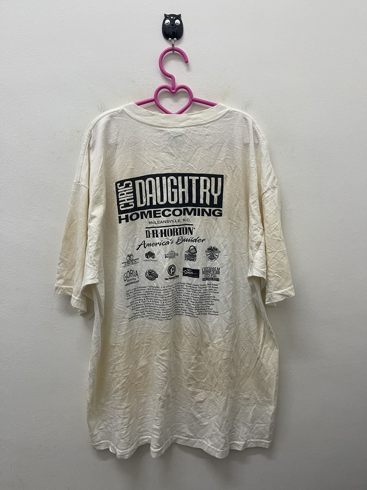 Band Tees Rare Vintage CHRIS DAUGHTRY Rocks Tee Size US XL / EU 56 / 4 - 4 Thumbnail