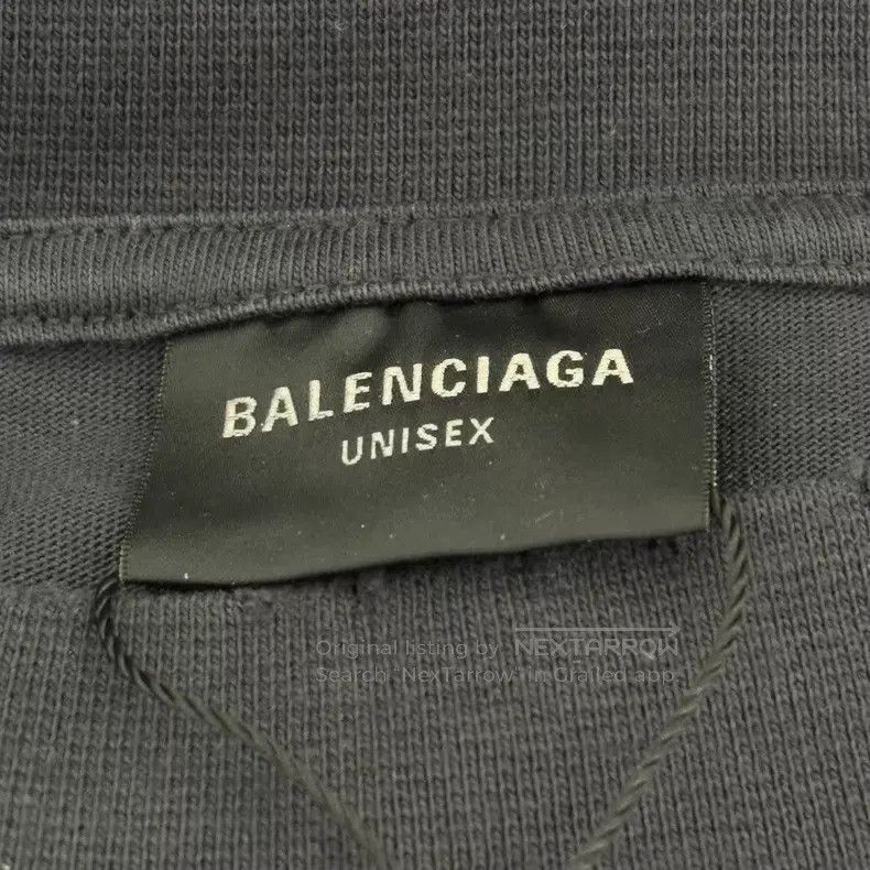 Balenciaga Balenciaga Black earth print hole short-sleeved Size US M / EU 48-50 / 2 - 3 Thumbnail
