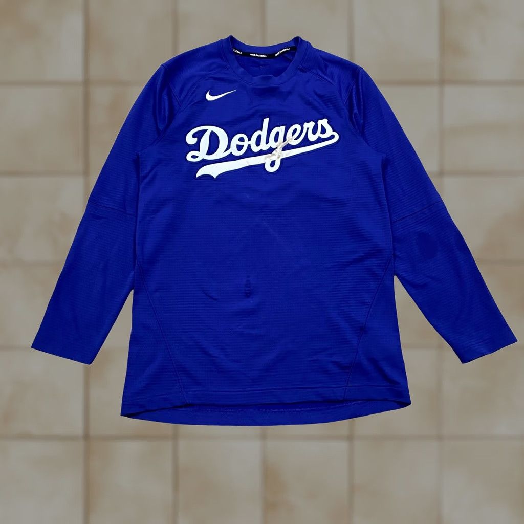 Nike Nike Dri Fit Long Sleeve Shirt Men's S LA Dodgers Sportswear Size US S / EU 44-46 / 1 - 1 Thumbnail
