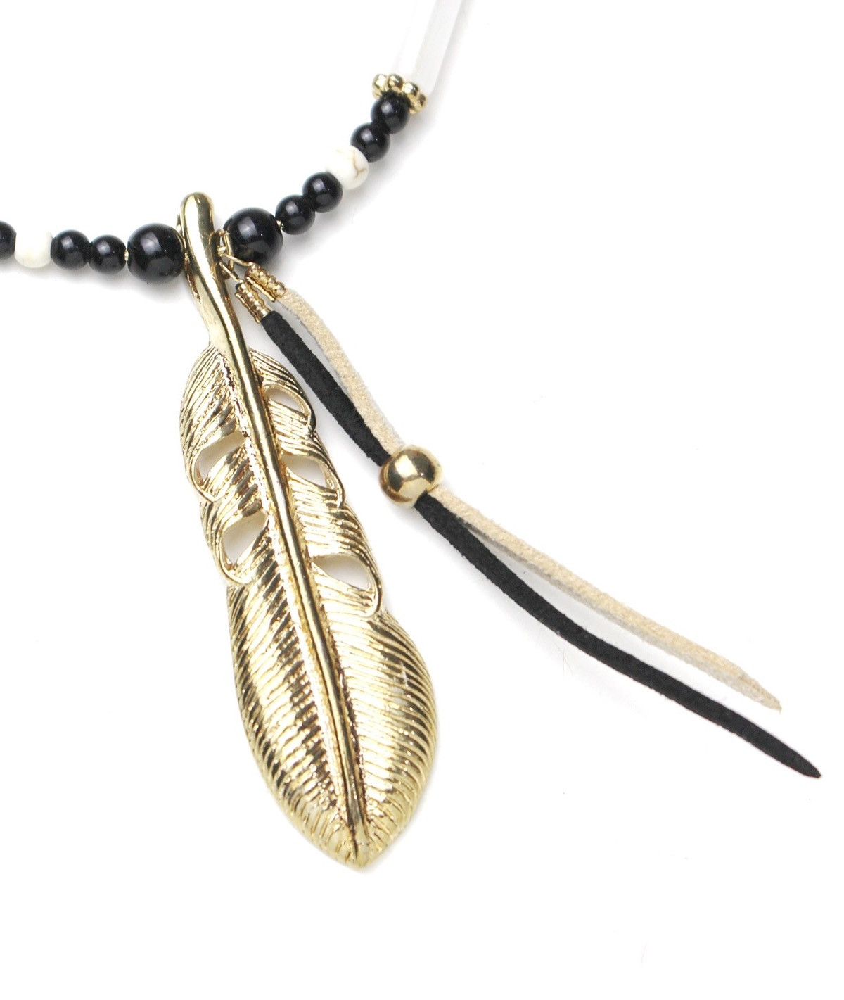 Japanese Brand FW2019 CHAIHANE ANIMA COLLECTION BOHO FEATHER NECKLACE Size ONE SIZE - 4 Thumbnail
