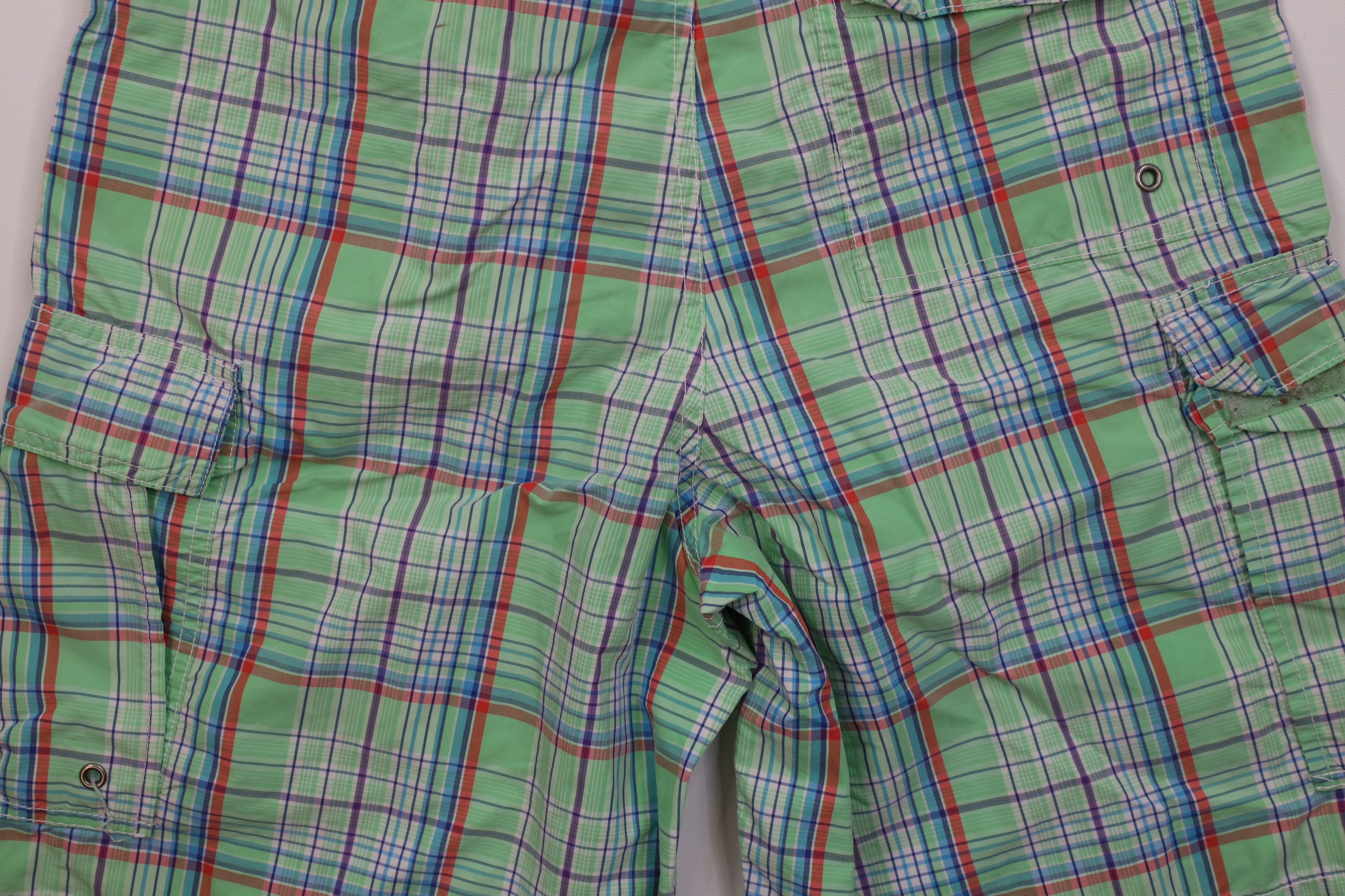Ralph Lauren Vintage 90s Ralph Lauren Plaid Cargo Shorts Swim Trunks Size US 32 / EU 48 - 10 Thumbnail