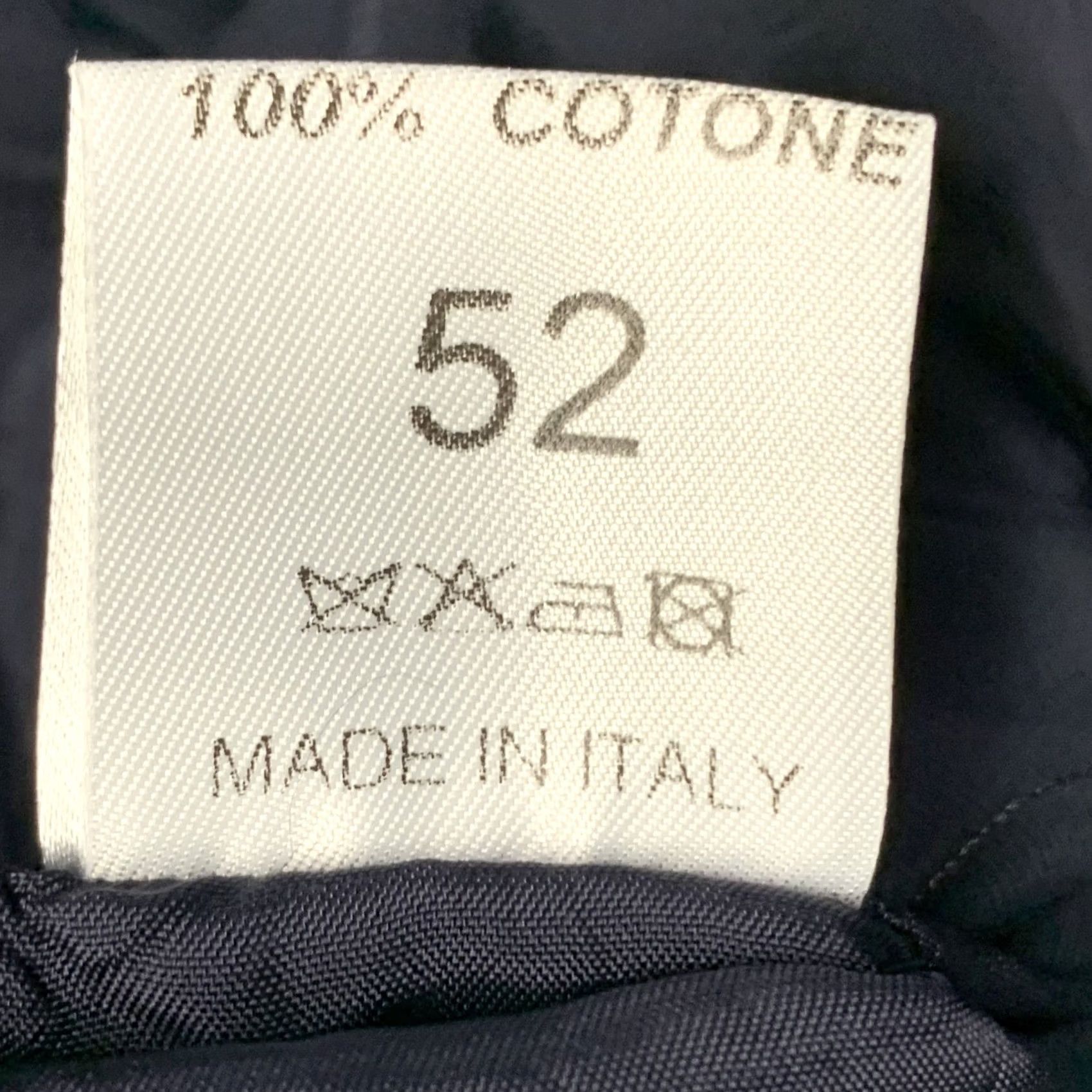 Raf Simons RAF SIMONS Size 42 Regular Navy Cotton Notch Lapel Sport Coat Size US XS / EU 42 / 0 - 8 Thumbnail