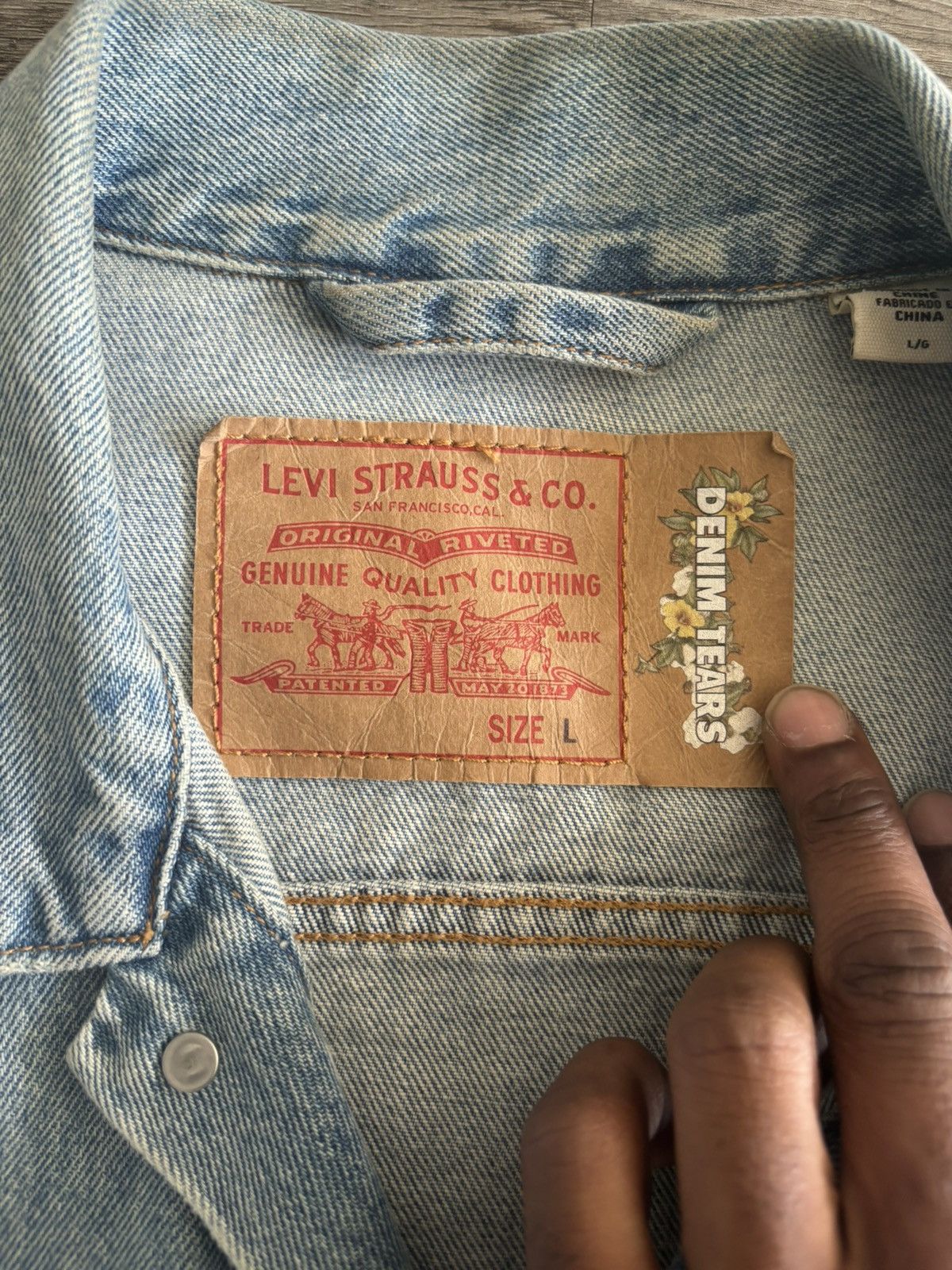 DENIM TEARS Denim Tears x Levi’s Jean Jacket Original drop Size US L / EU 52-54 / 3 - 3 Thumbnail