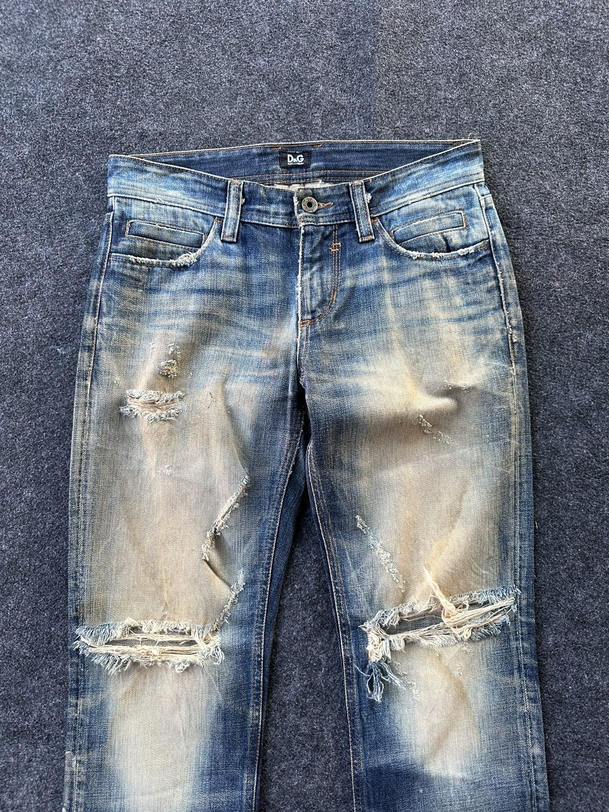Dolce & Gabbana Vintage Dolce Gabbana Rusty Distressed Design 29x30 D147 Size US 29 - 3 Thumbnail