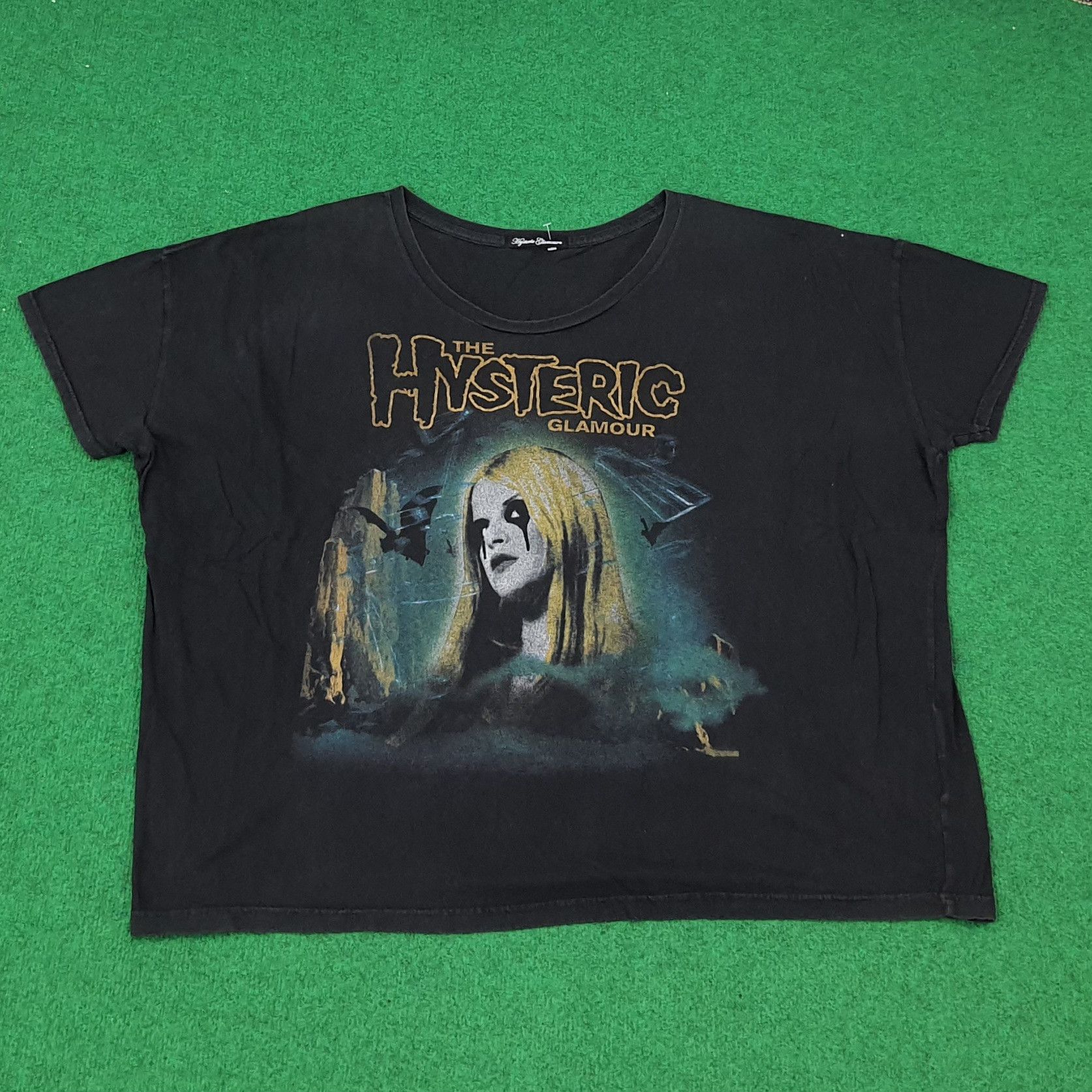 Vintage Hysteric Glamour Gothic Cropped Boxy Shirt C276N1