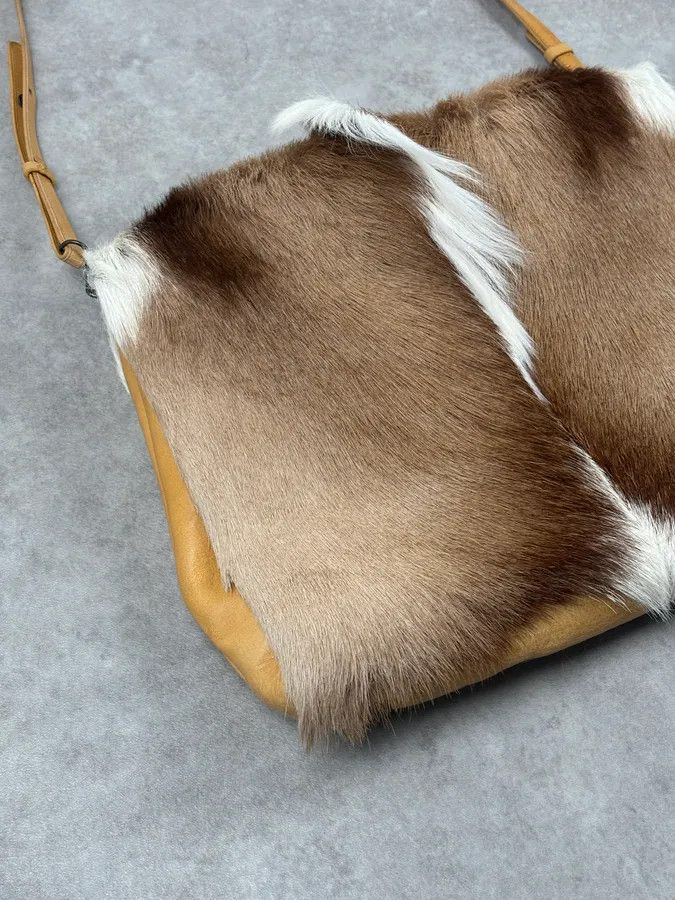 Dries Van Noten SS2015 Dries Van Noten Fur Beige Leather Shoulder Bag Size ONE SIZE - 9 Thumbnail