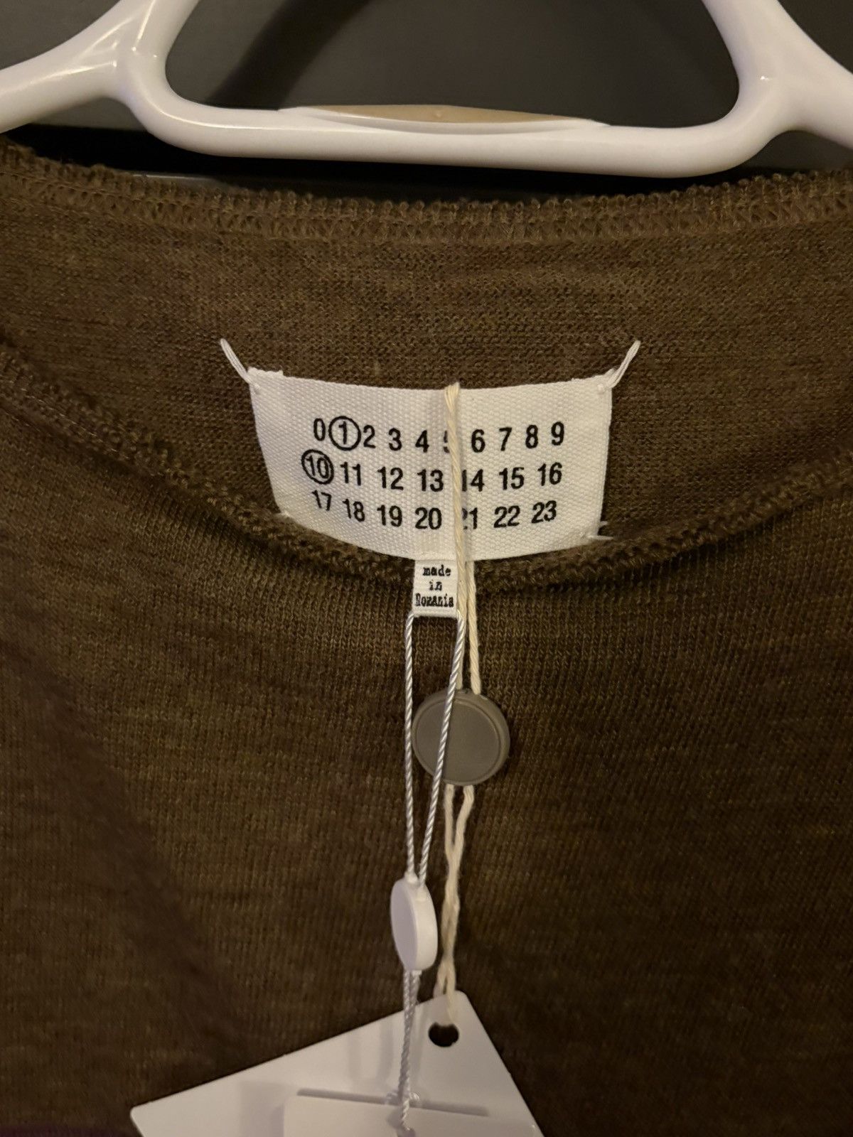 Maison Margiela Maison Margiela - Striped Wool-Blend Sweater Size US XS / EU 42 / 0 - 4 Thumbnail