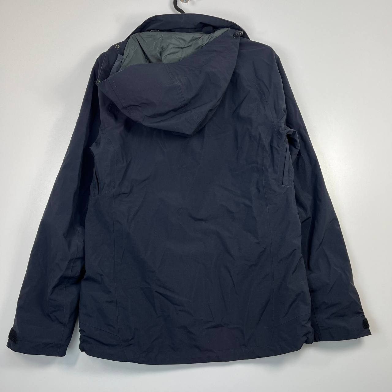 Mammut Mammut DRYtech Waterproof Jacket Hooded Navy Hiking Shell S Size US S / EU 44-46 / 1 - 8 Thumbnail