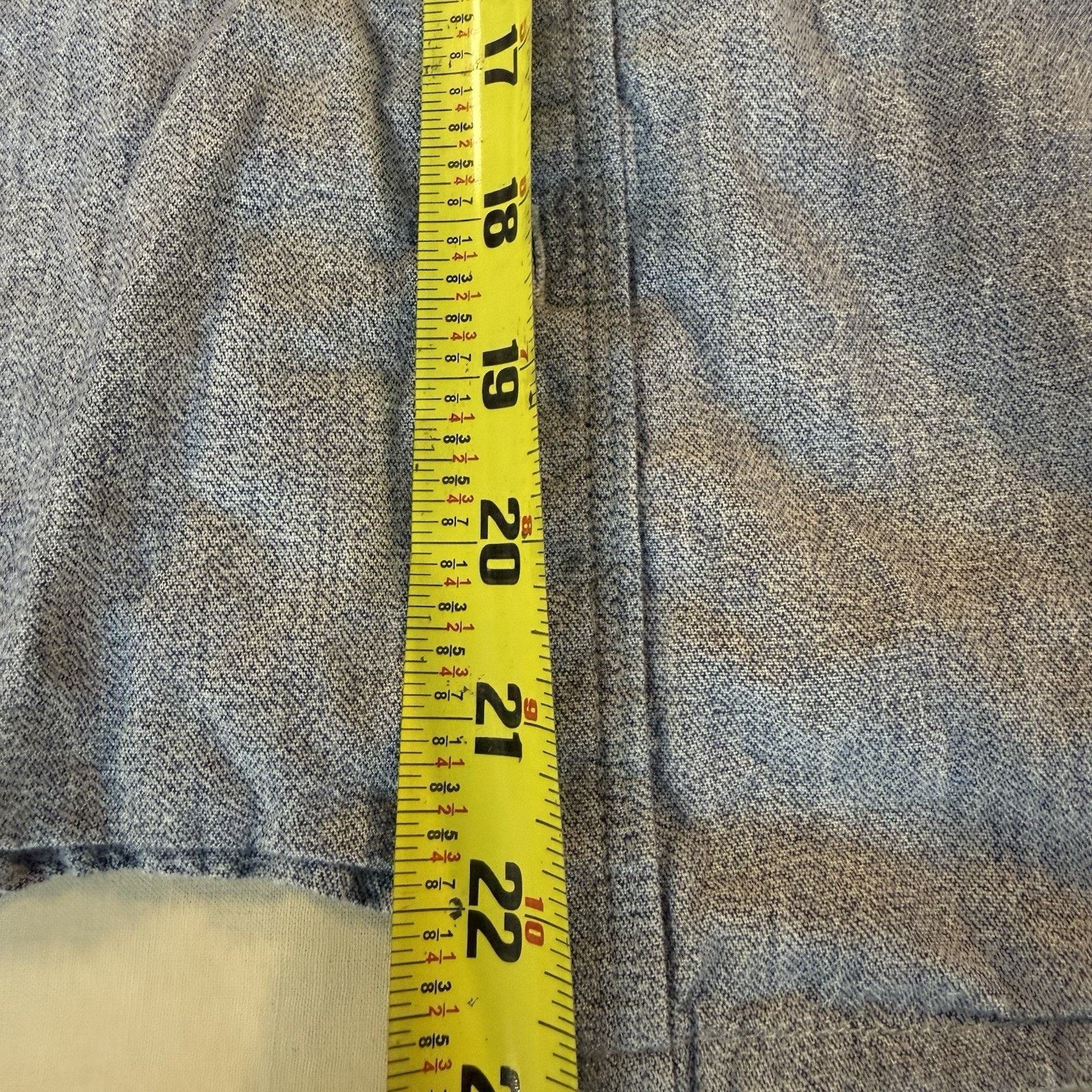 Prana Prana Men’s Small Light Gray Chambray Organic Cotton Short Size US M / EU 48-50 / 2 - 7 Thumbnail