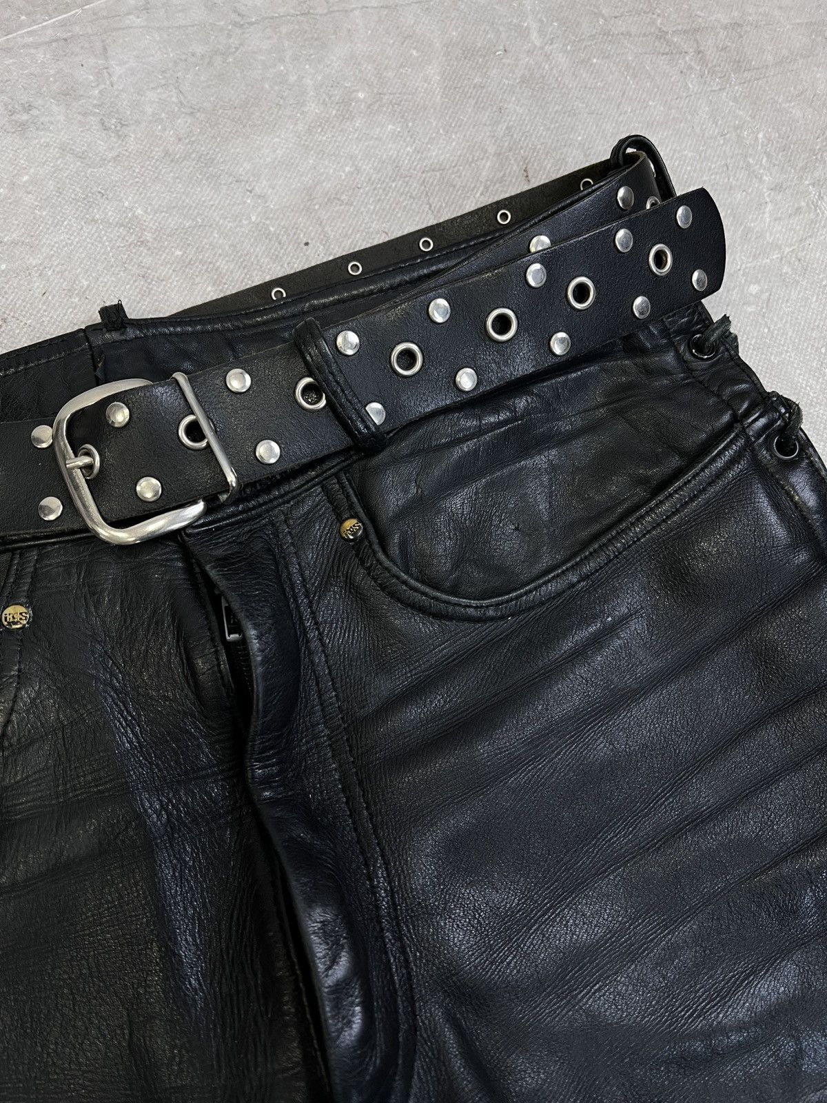 Hysteric Glamour Leather Belt Metal Hysteric Glamour Style Y2K Size ONE SIZE - 4 Thumbnail