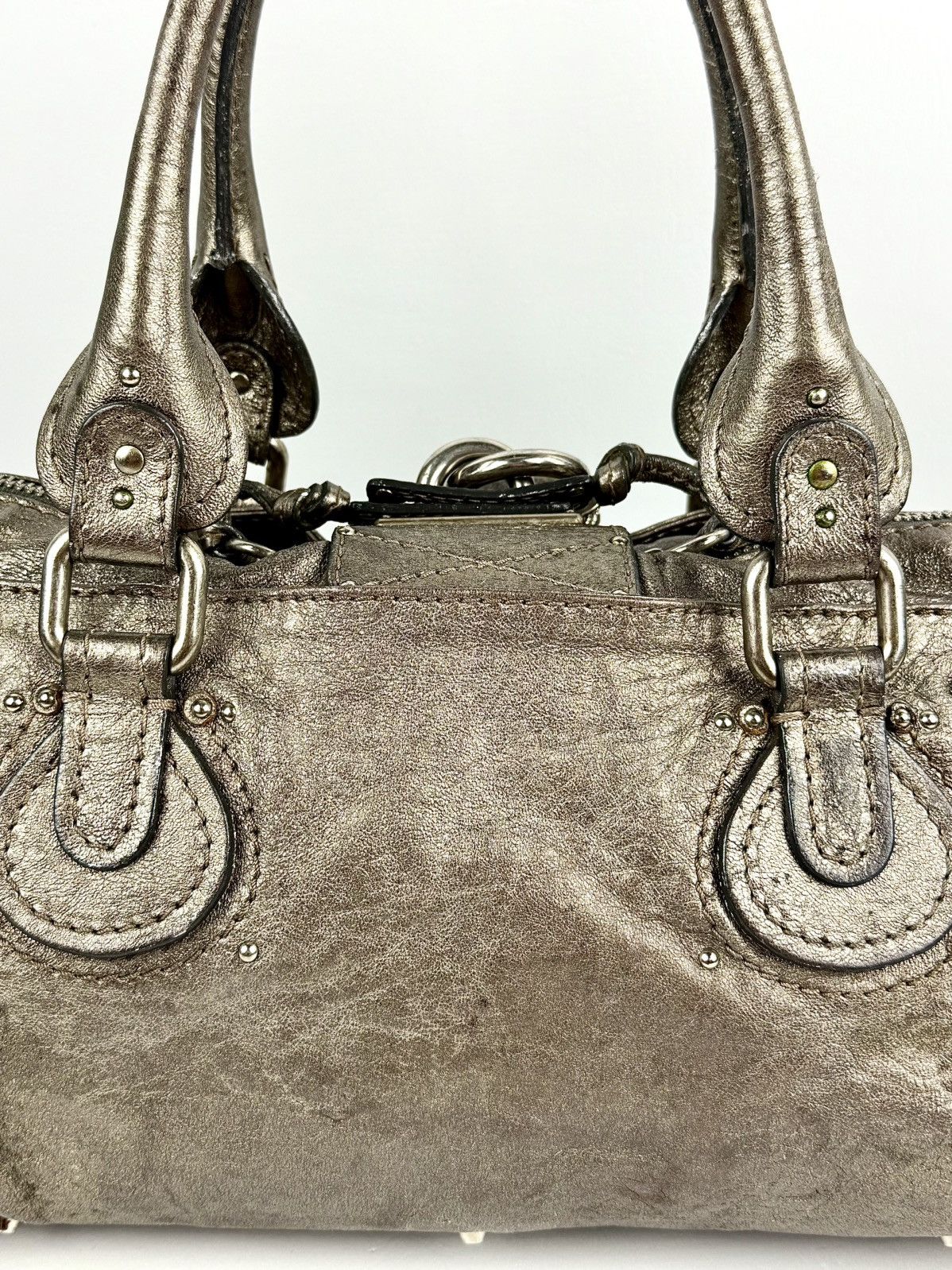Chloe Chloe - Phoebe Philo - Silver - Swarovski - Paddington Bag Size ONE SIZE - 14 Thumbnail