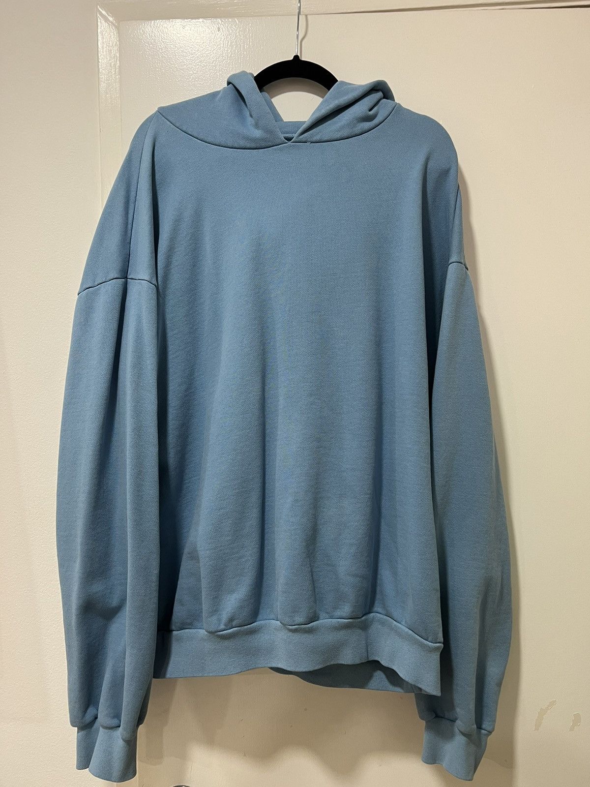 Image of Balenciaga Hoodie/kanye West Larry Hoover in Blue, Men's (Size 2XL)