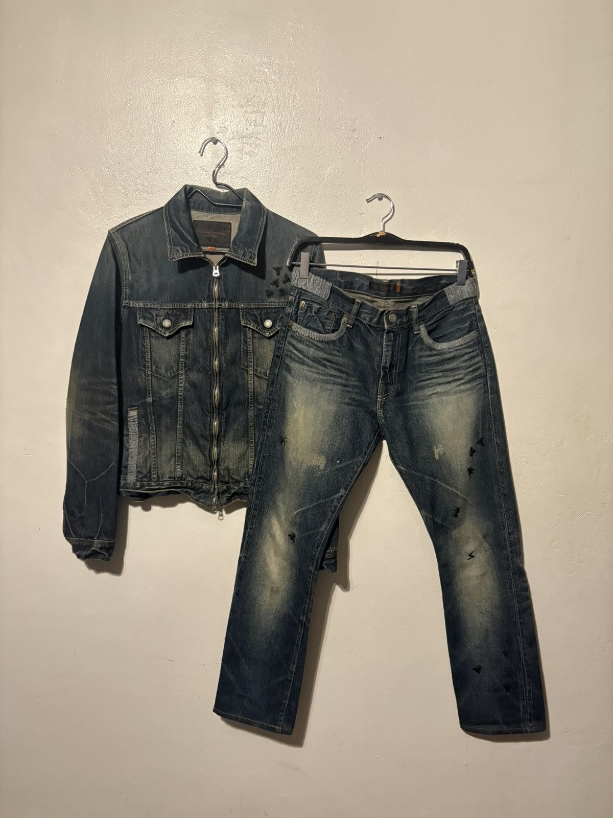 Undercover aw06 undercover denim bug set “guru guru” Size US 29 - 1 Thumbnail