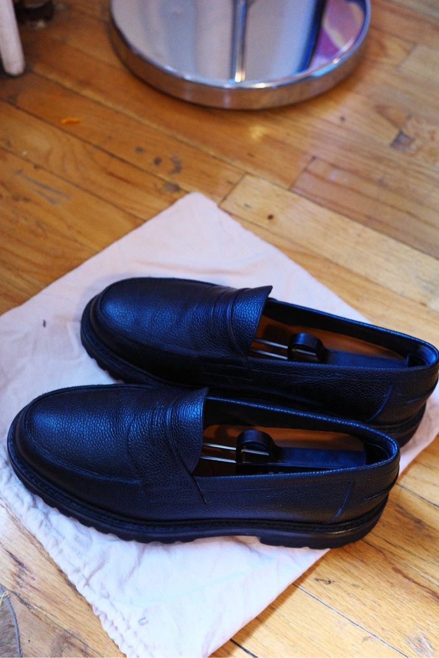Blackstock & Weber Ellis Penny Loafer, Onyx, Lug Sole Size US 9 / EU 42 - 2 Thumbnail