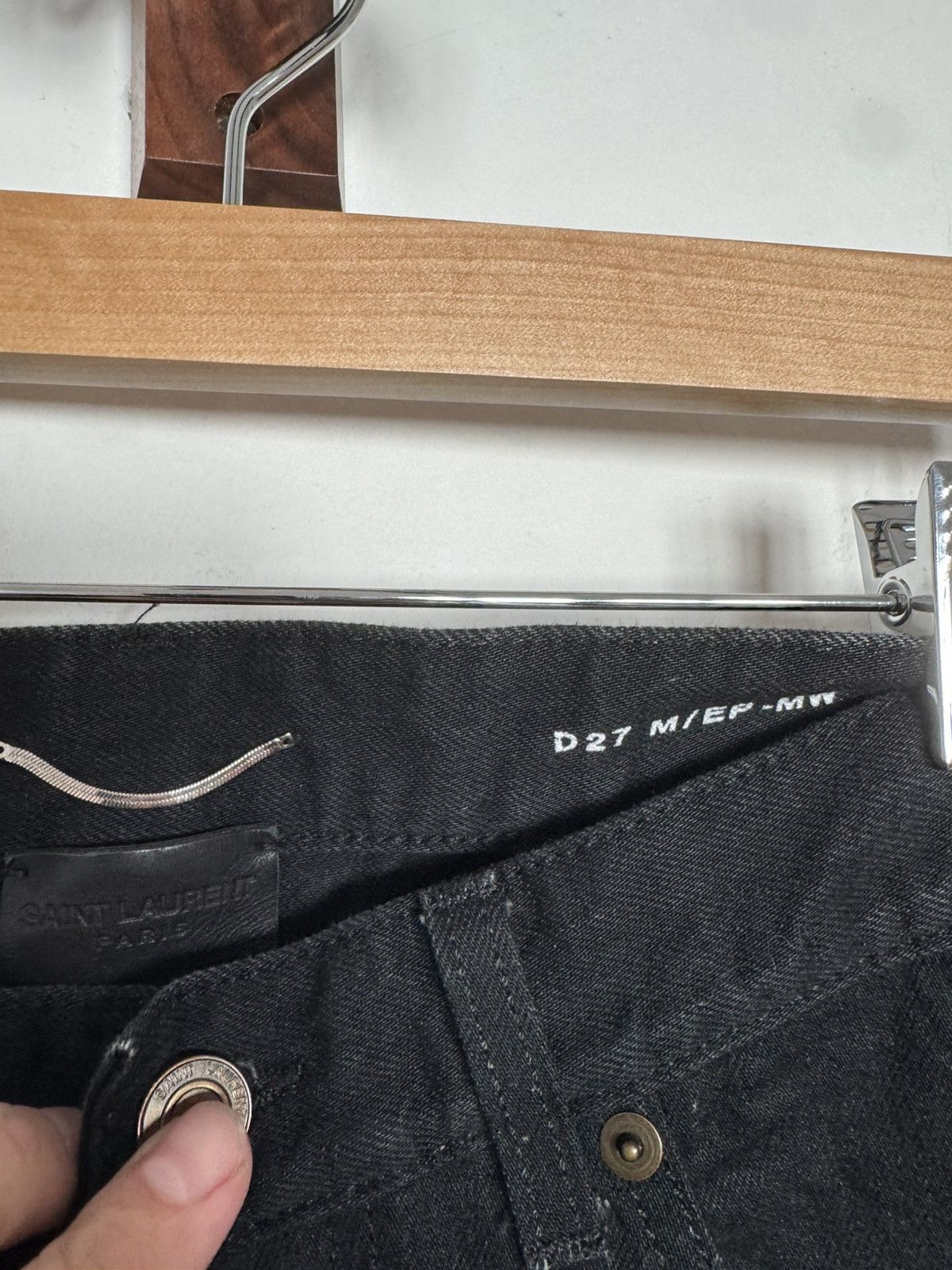 Saint Laurent Paris D27 Denim 34/34 Size US 34 / EU 50 - 2 Thumbnail